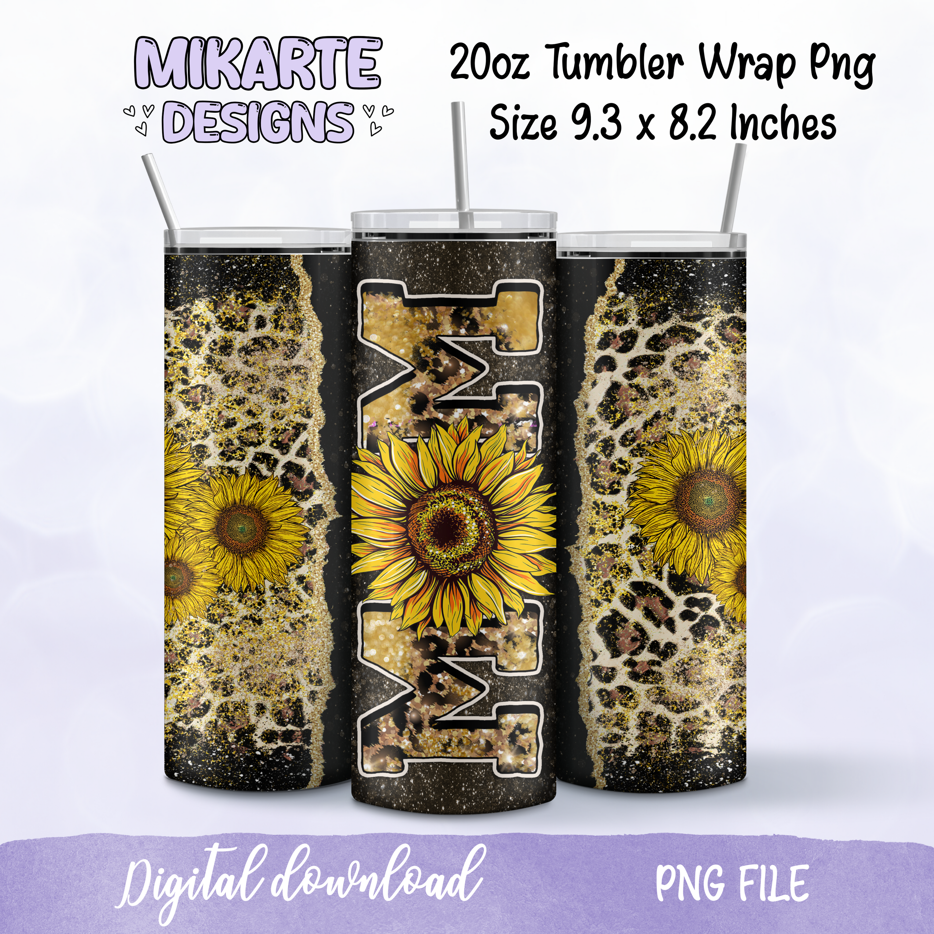 Mamá | Diseño Digital PNG para Vaso Térmico