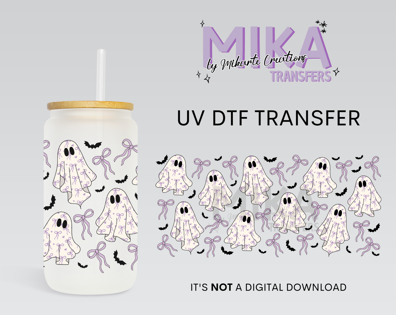 Spooky Purple | UV DTF Wrap