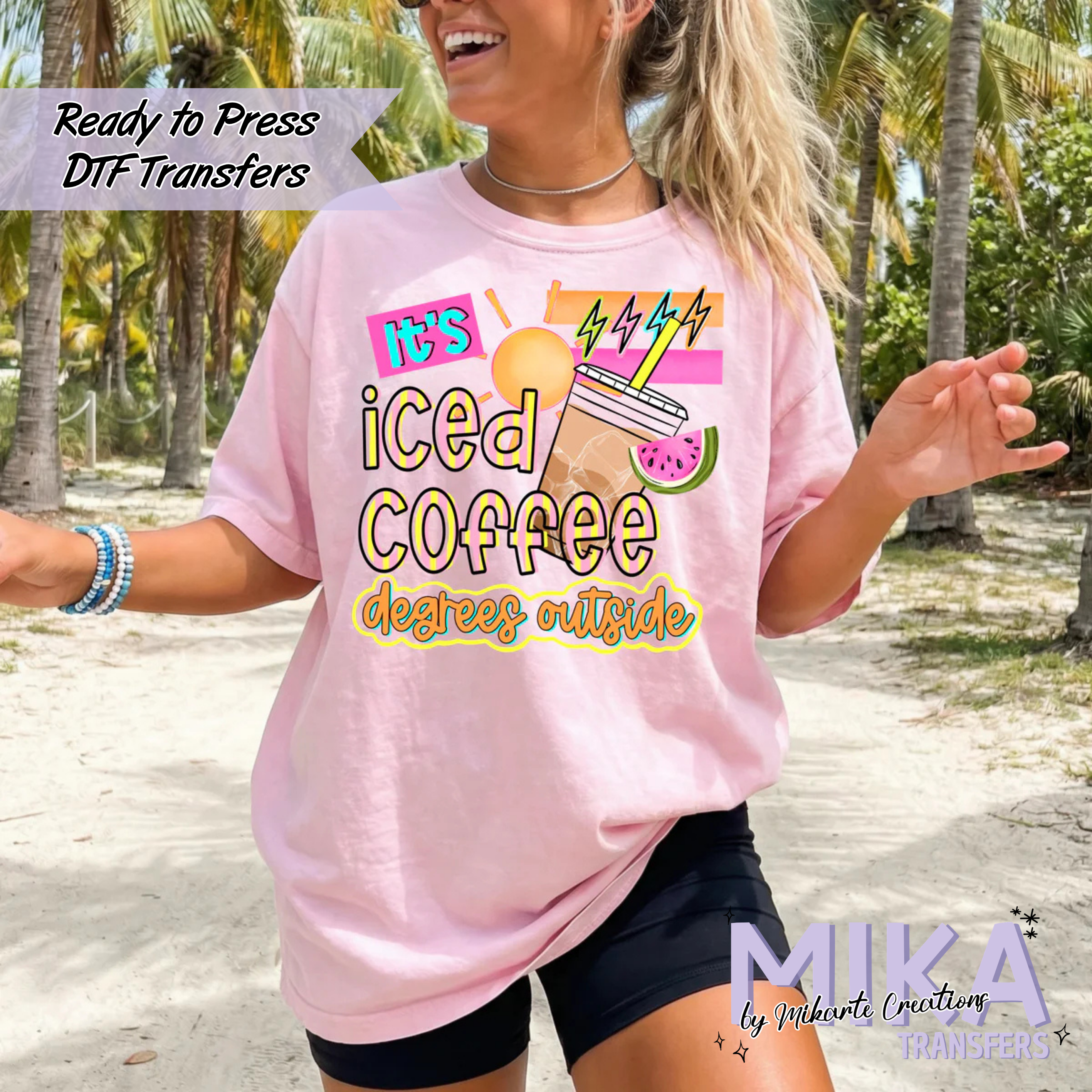 Iced Coffee Degrees | DTF transfers