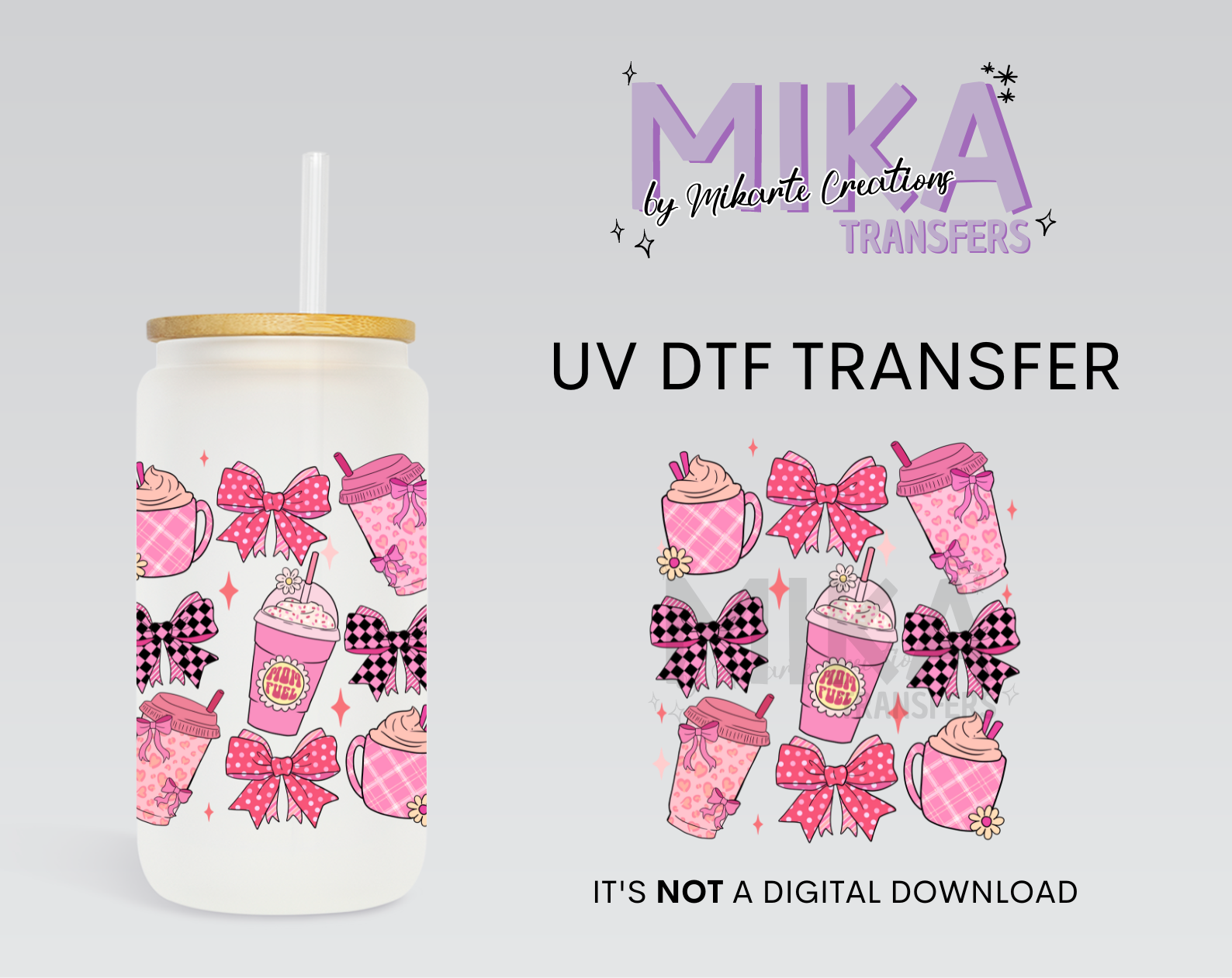 Coffee Coquette | UV DTF Decal