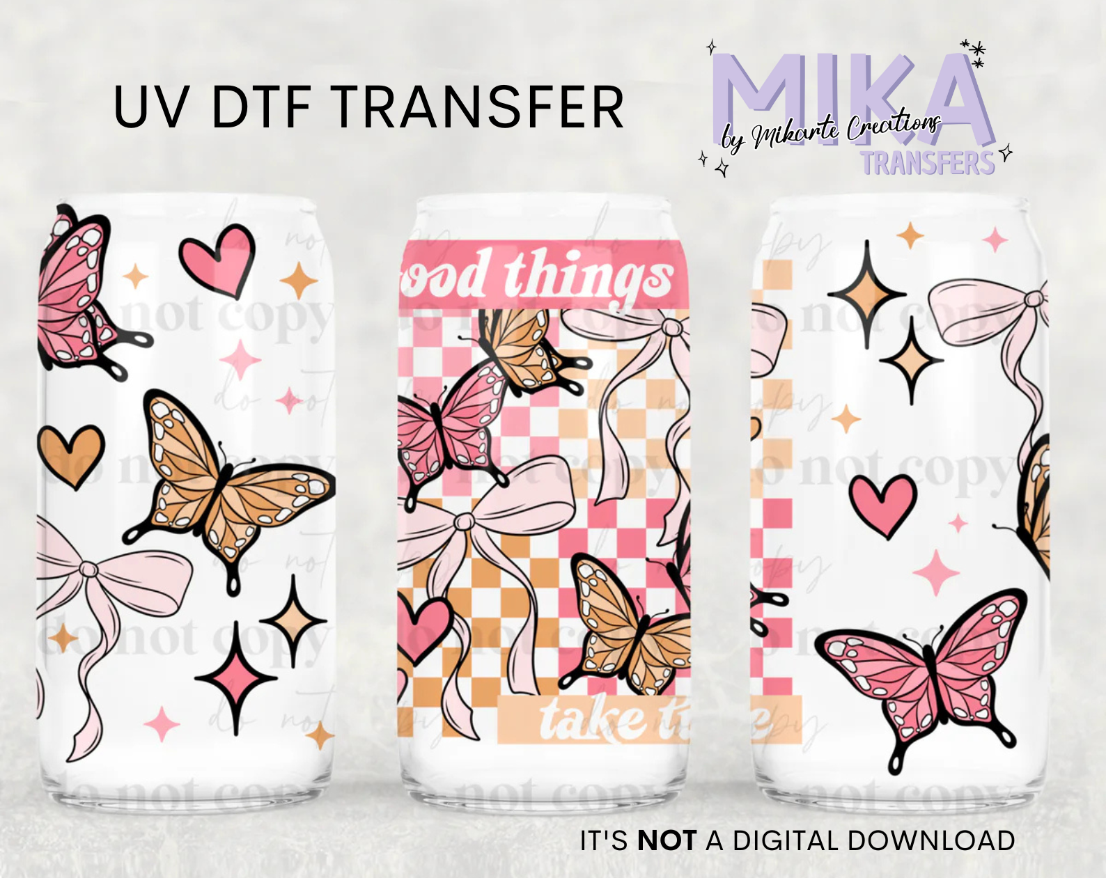 Good Things Take Time | UV DTF