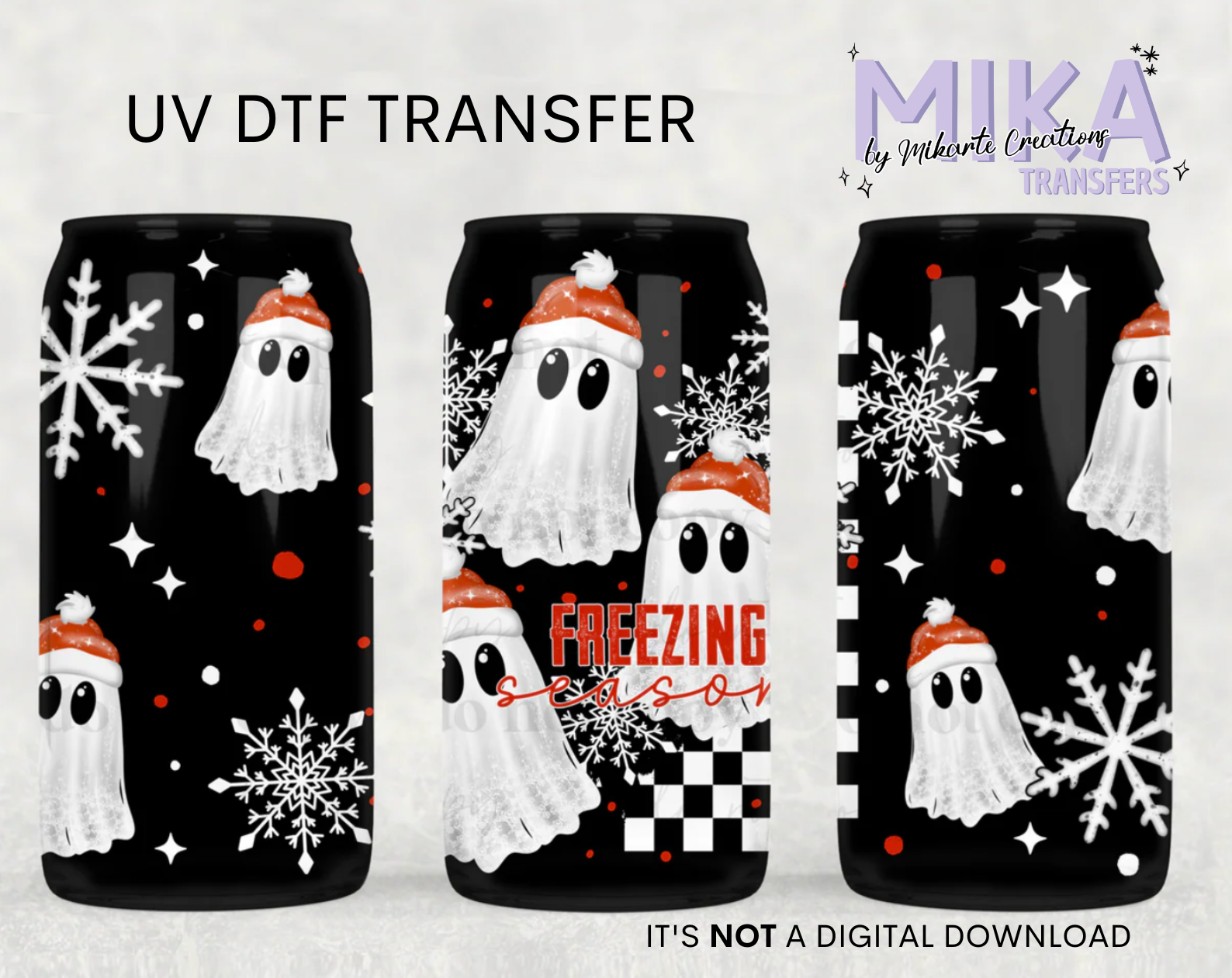 Freezing Season Ghosts | UV DTF