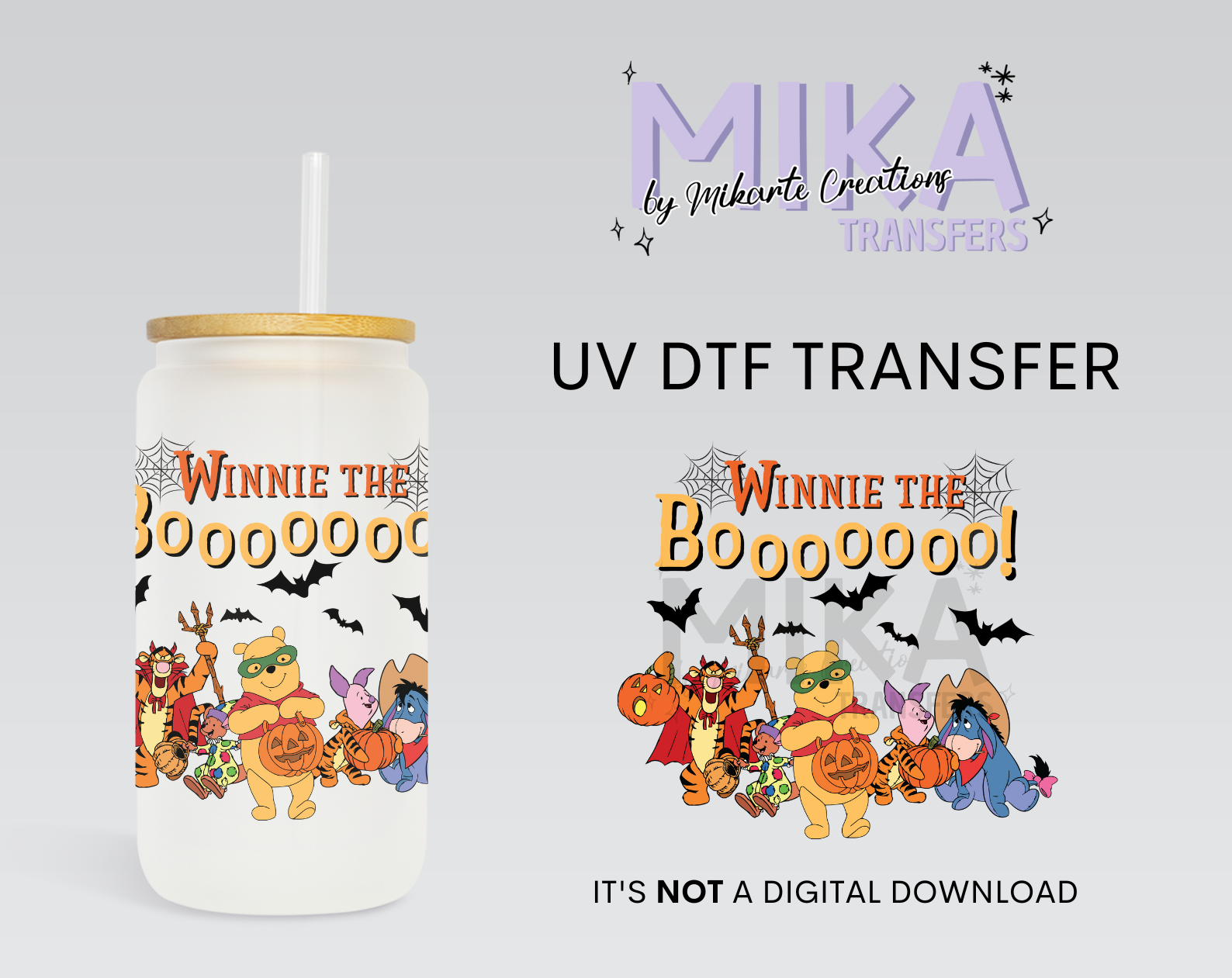 Booooo! | UV DTF Decal