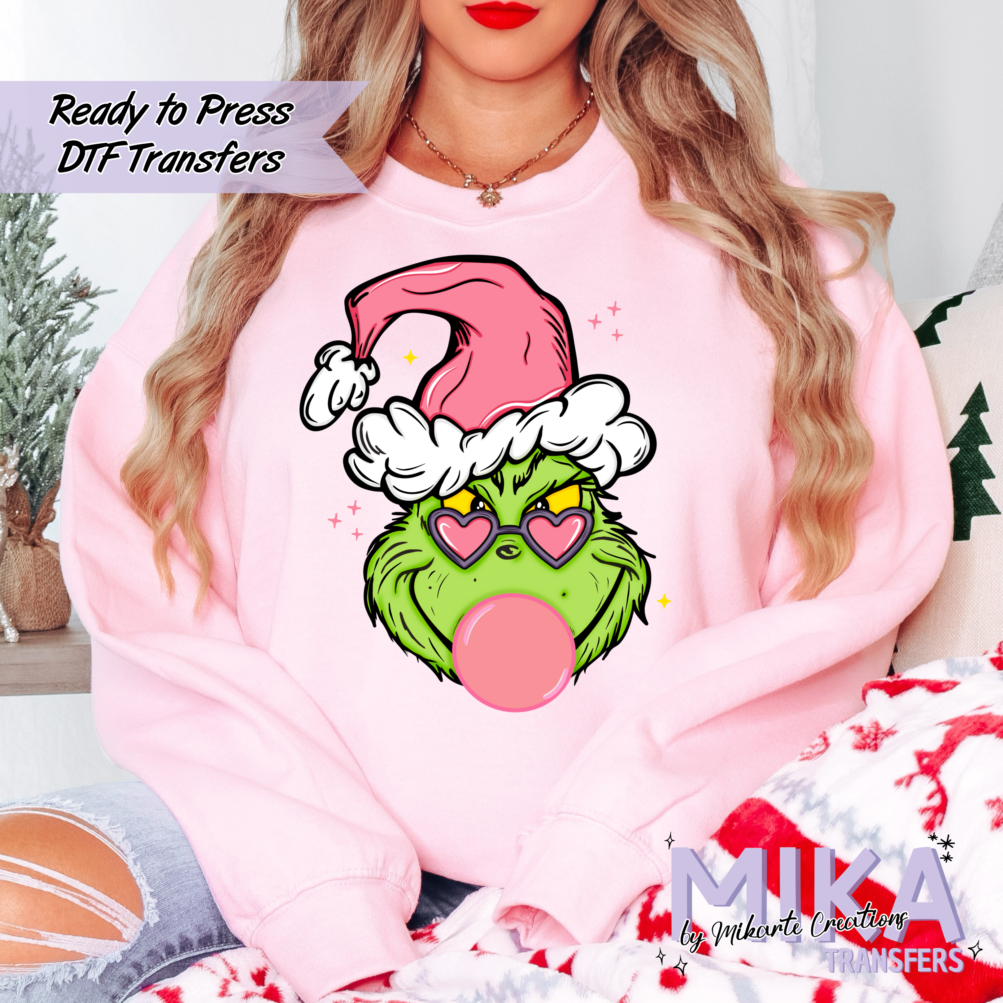 Pink bubblegum Mean | DTF Transfer