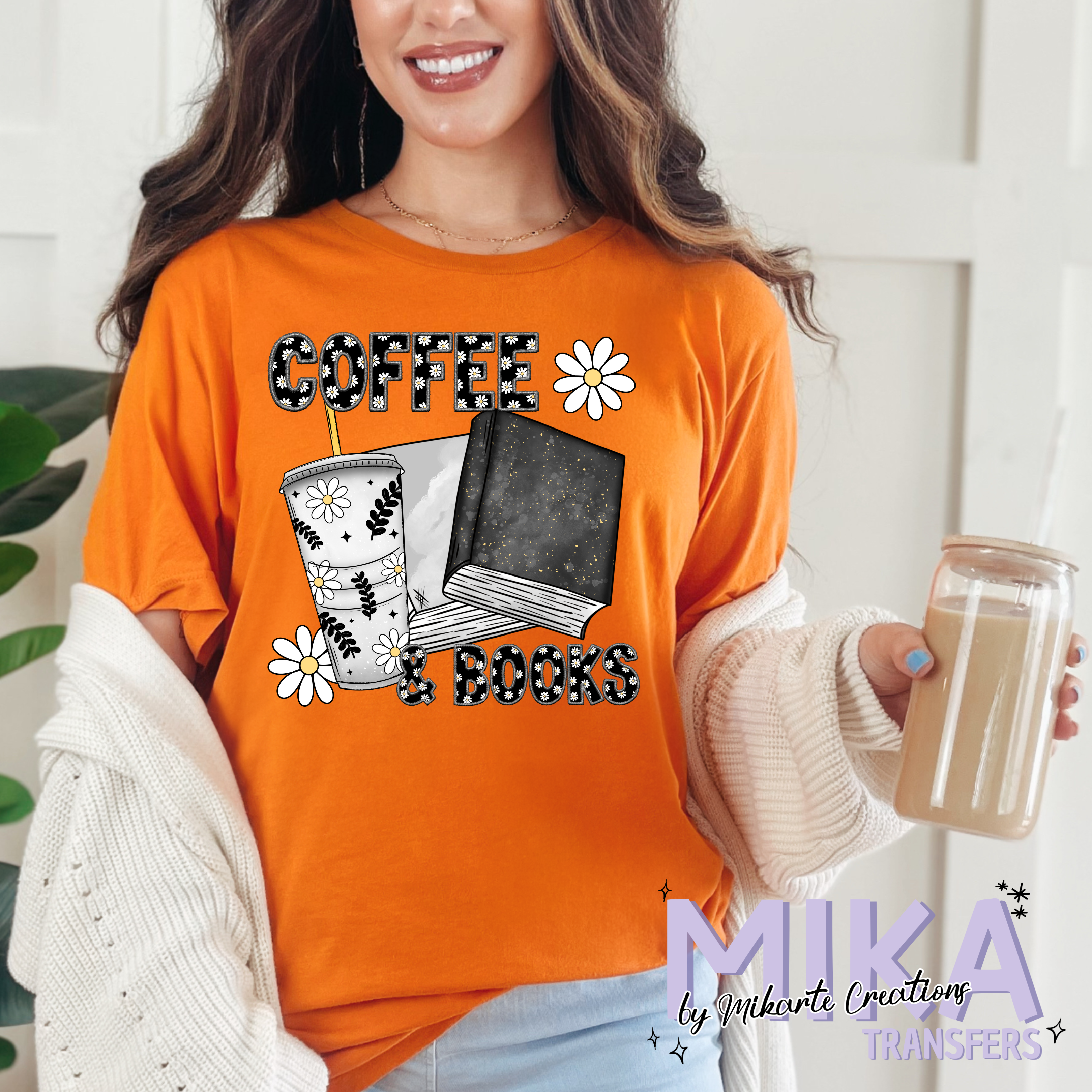 Coffee & Books | DTF Transfer