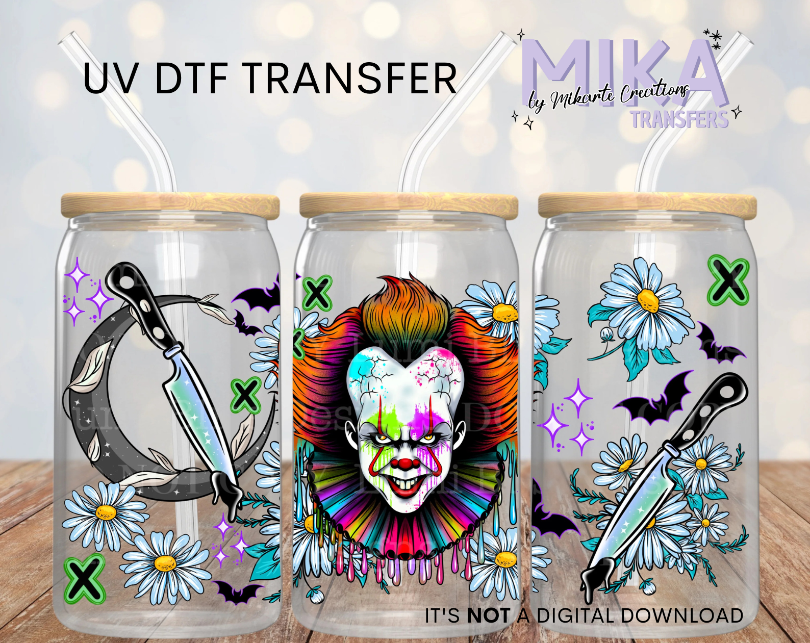 Horror Floral | UV DTF
