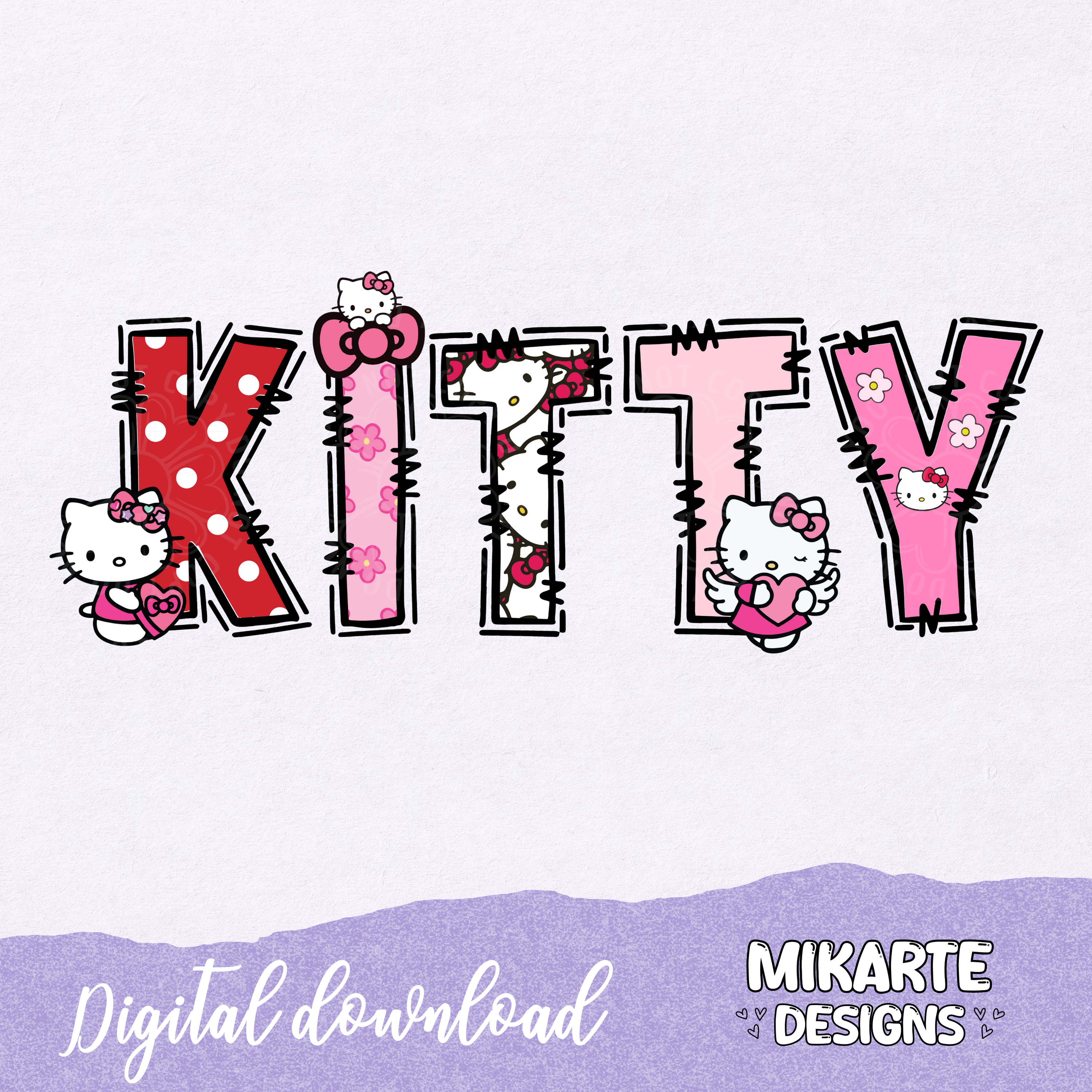 Nombre de gato | Diseño digital PNG