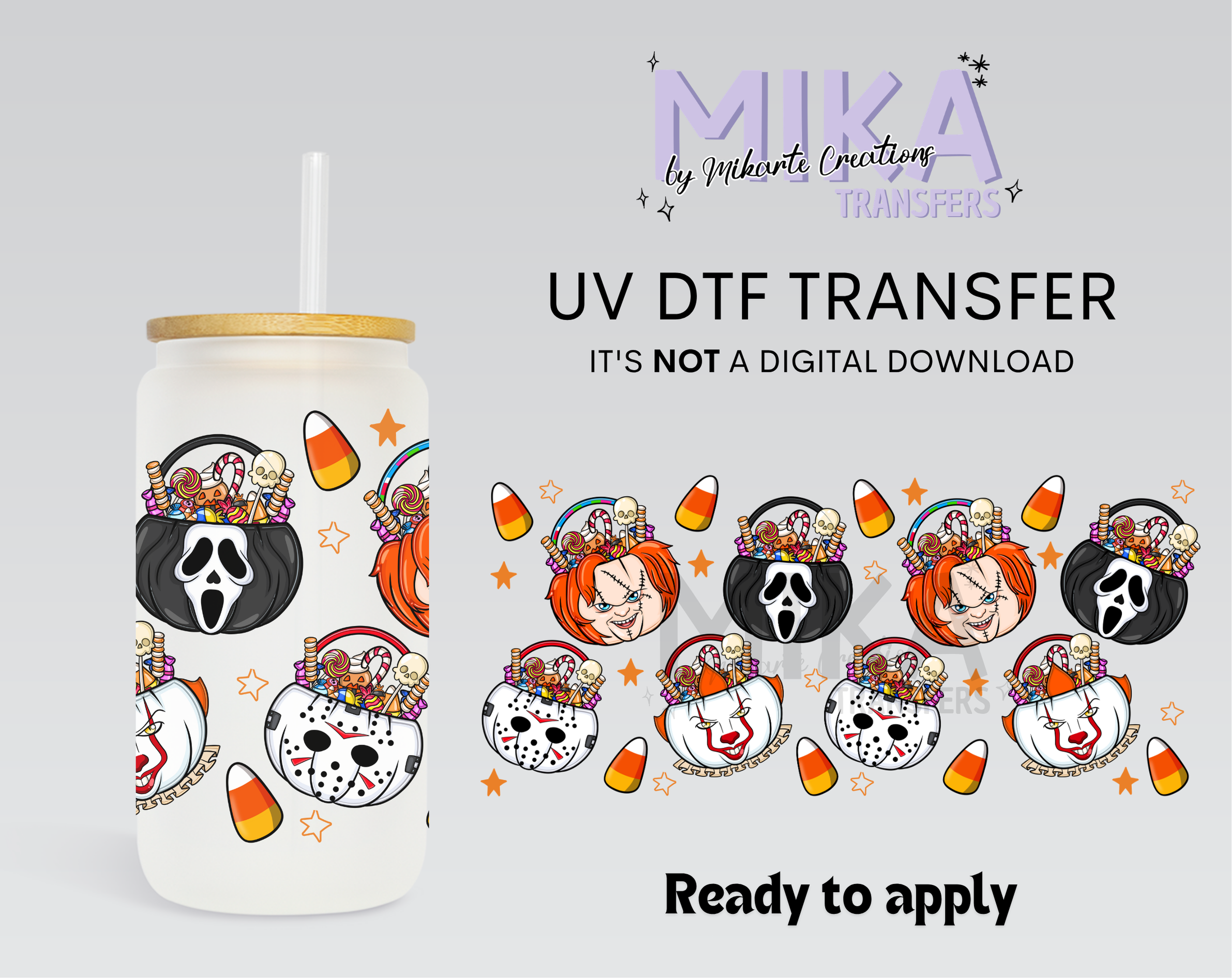 Horror Buckets | UV DTF