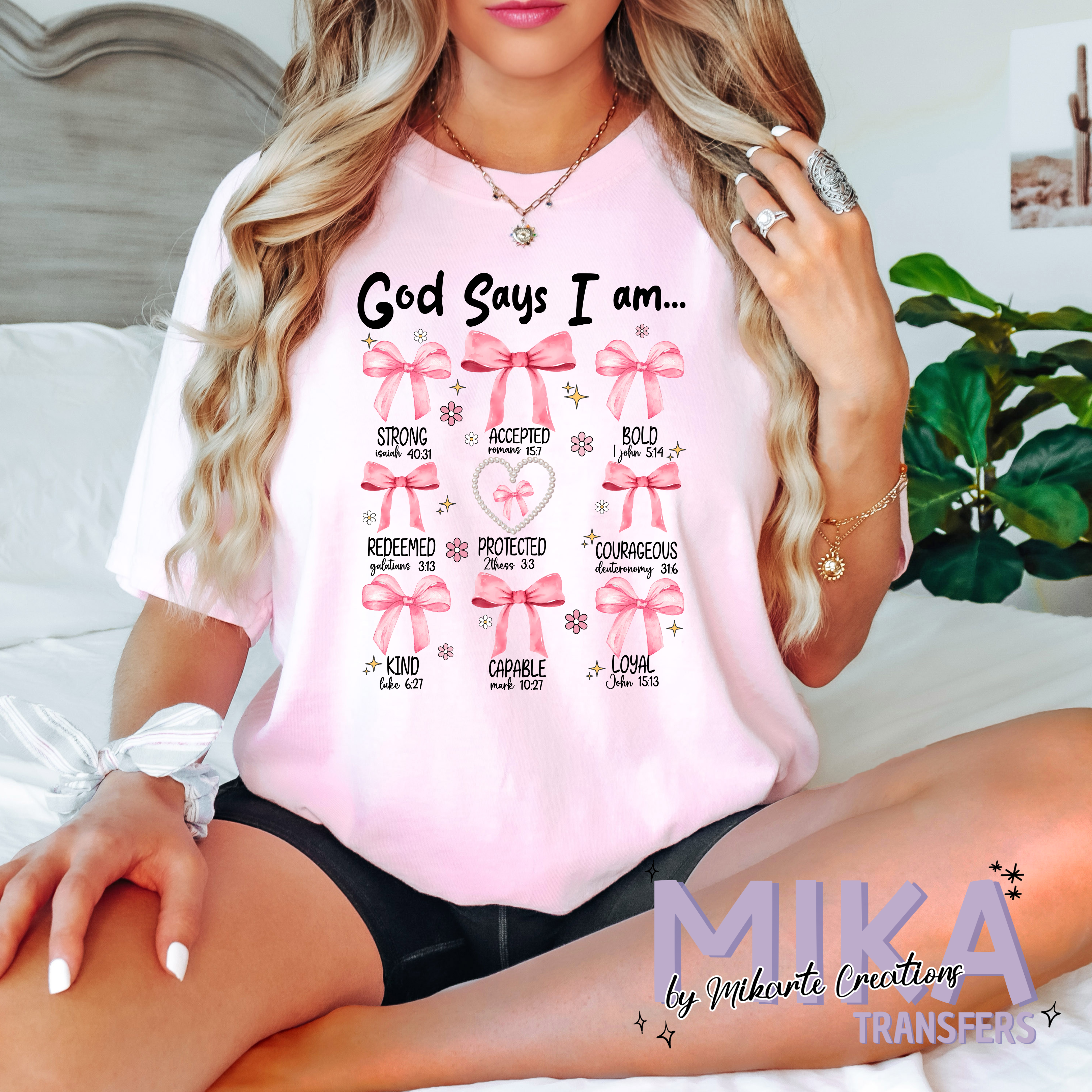 God Says I am | DTF Transfer