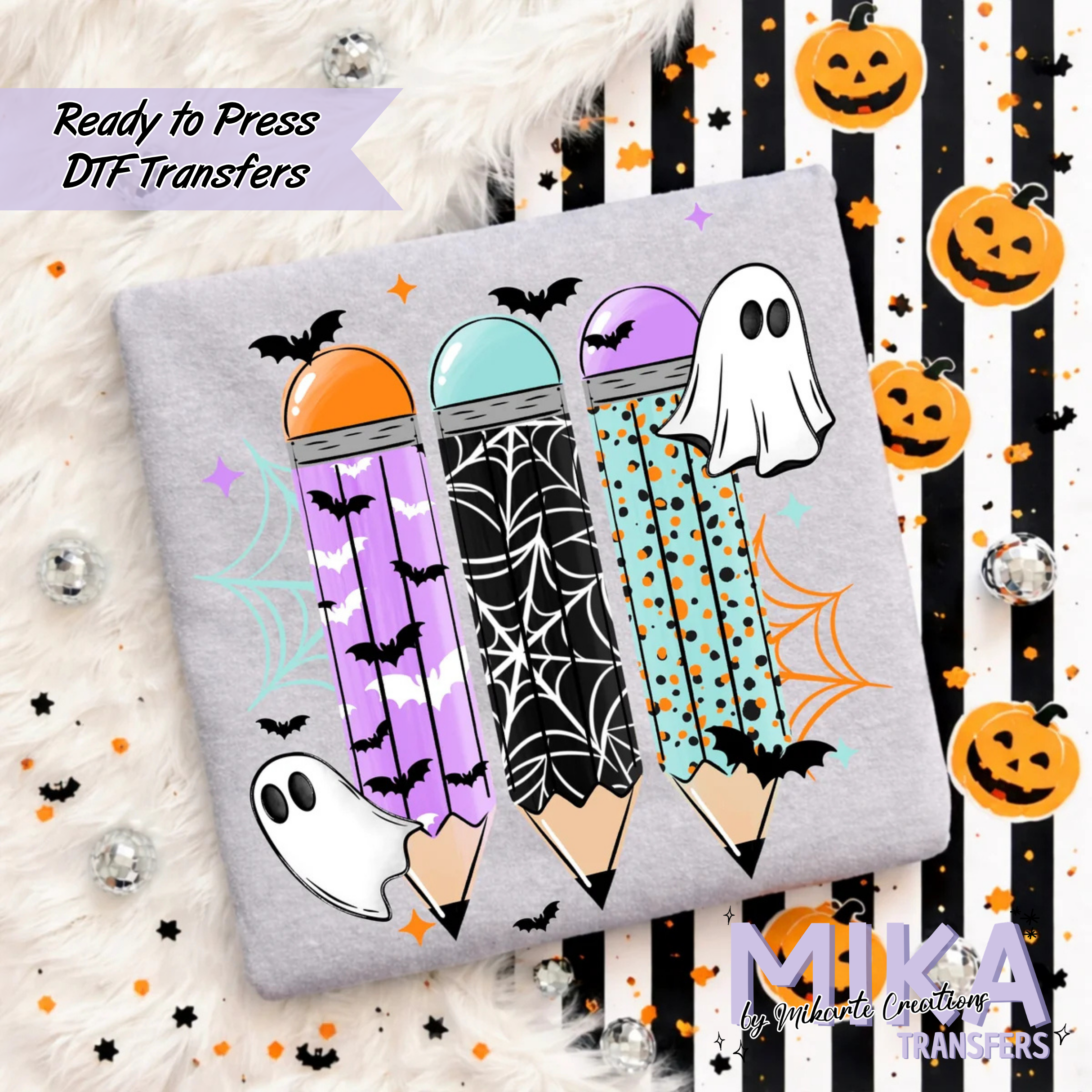 Spooky Pencils | DTF Transfer