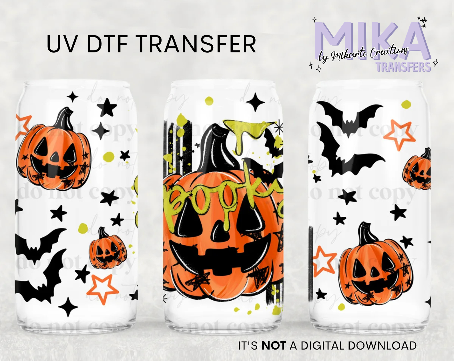 Spooky Pumpkin | UV DTF
