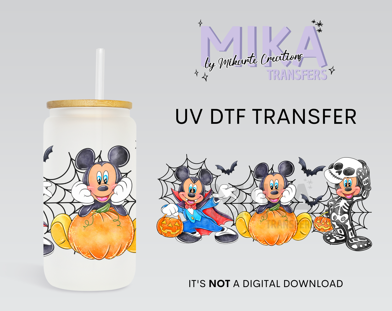 Mouse Halloween | UV DTF Wrap