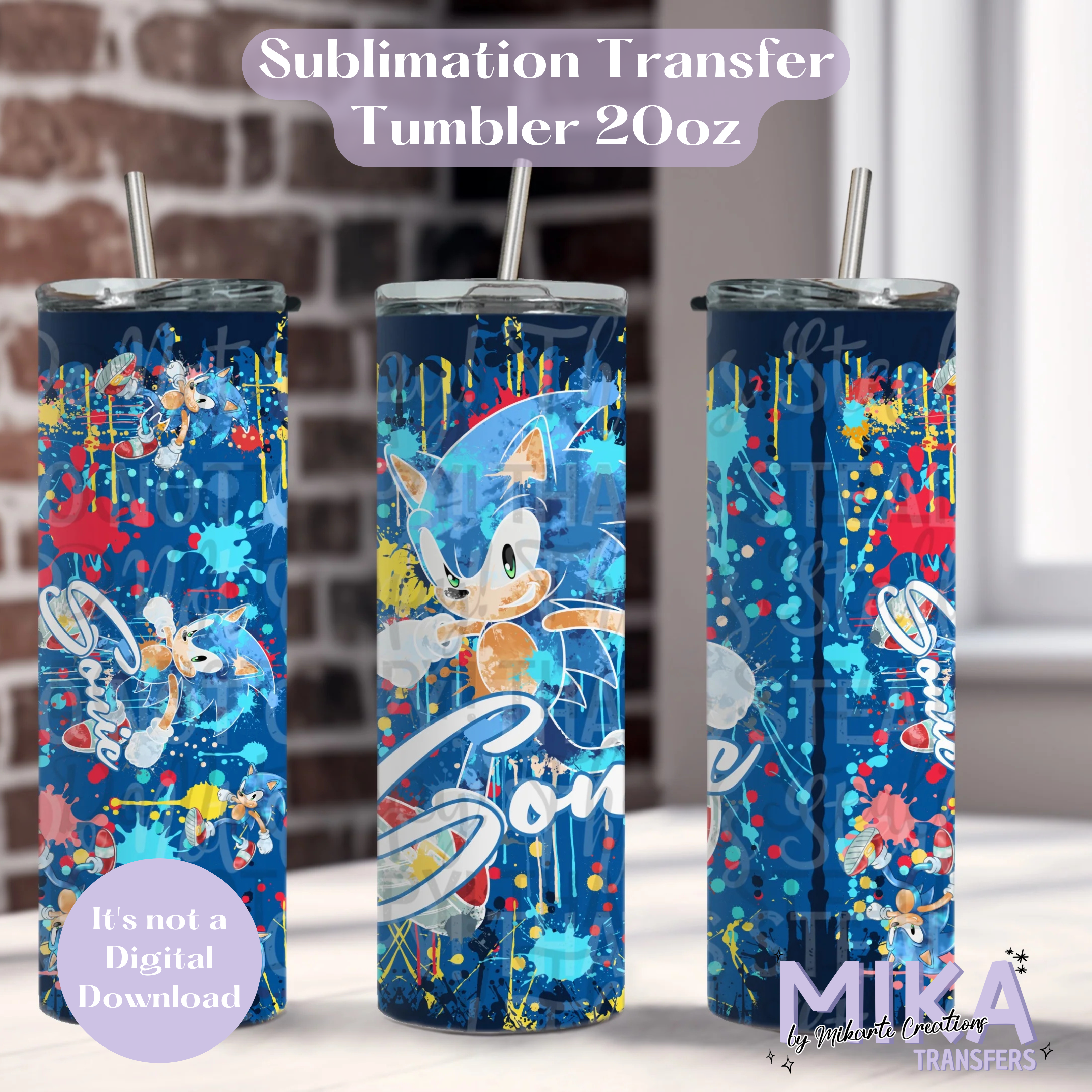 Hedgehog | Tumbler Sublimation Transfer