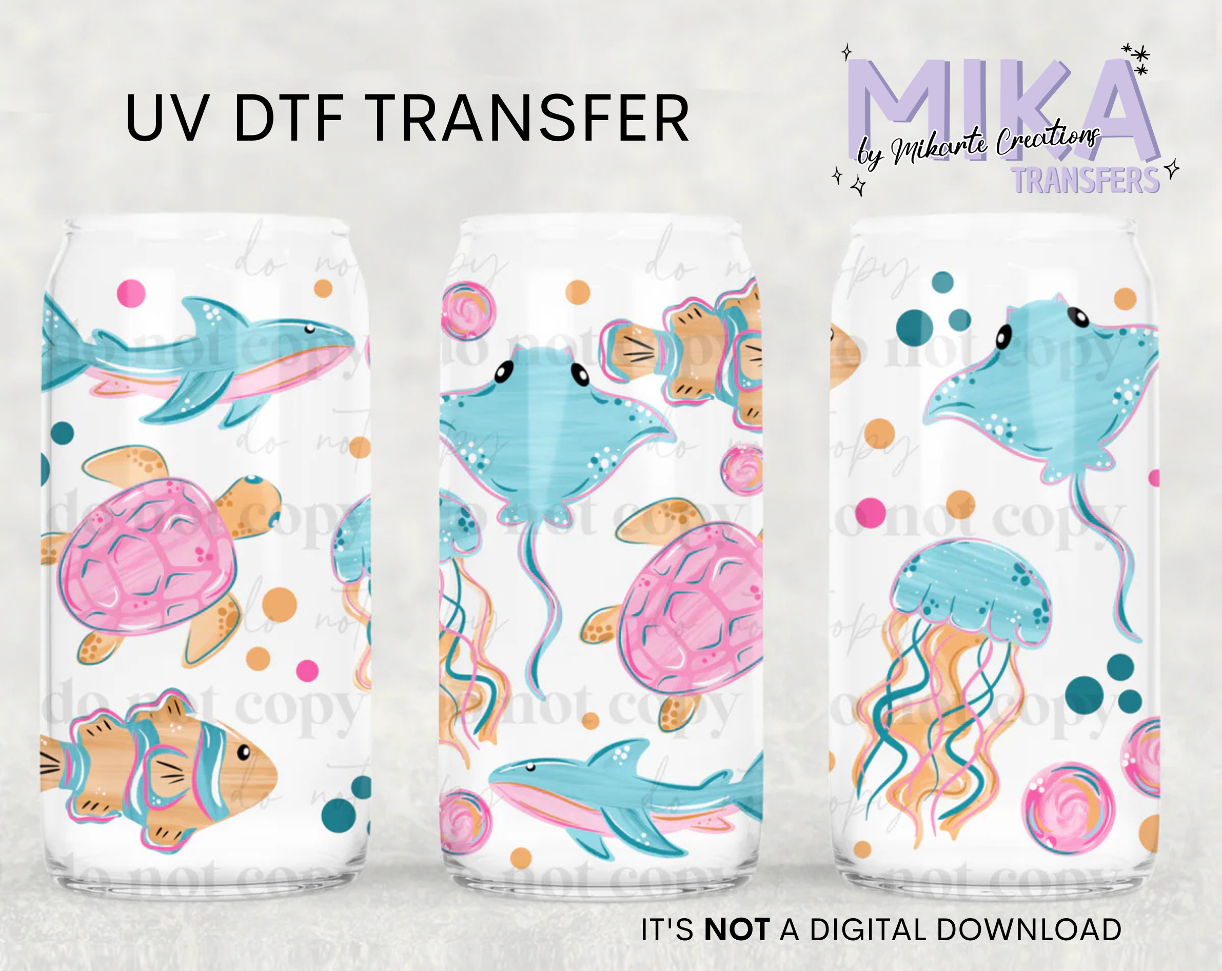 Sea Animals | UV DTF