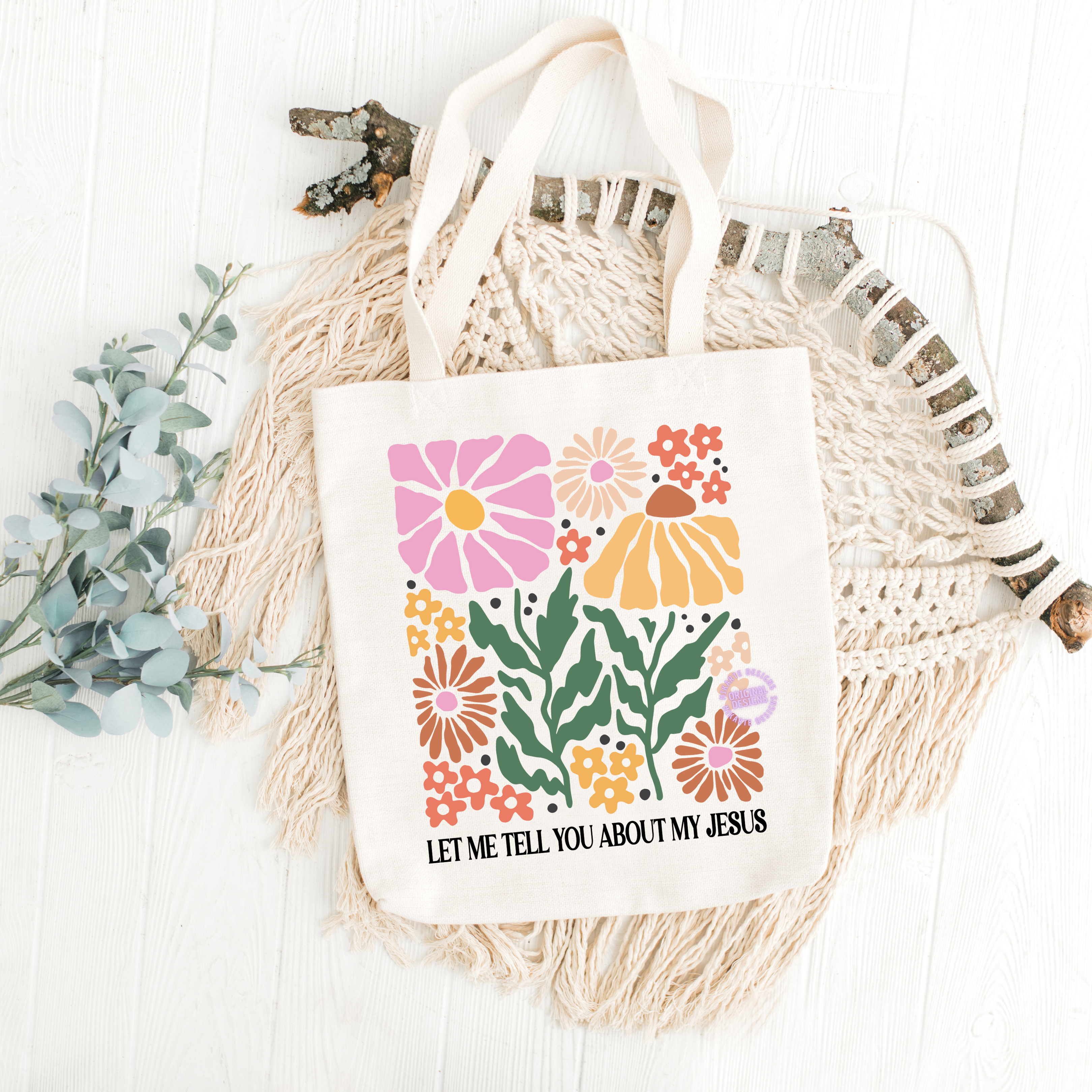 Let Me Tell You About My Jesus | PNG Digital Design