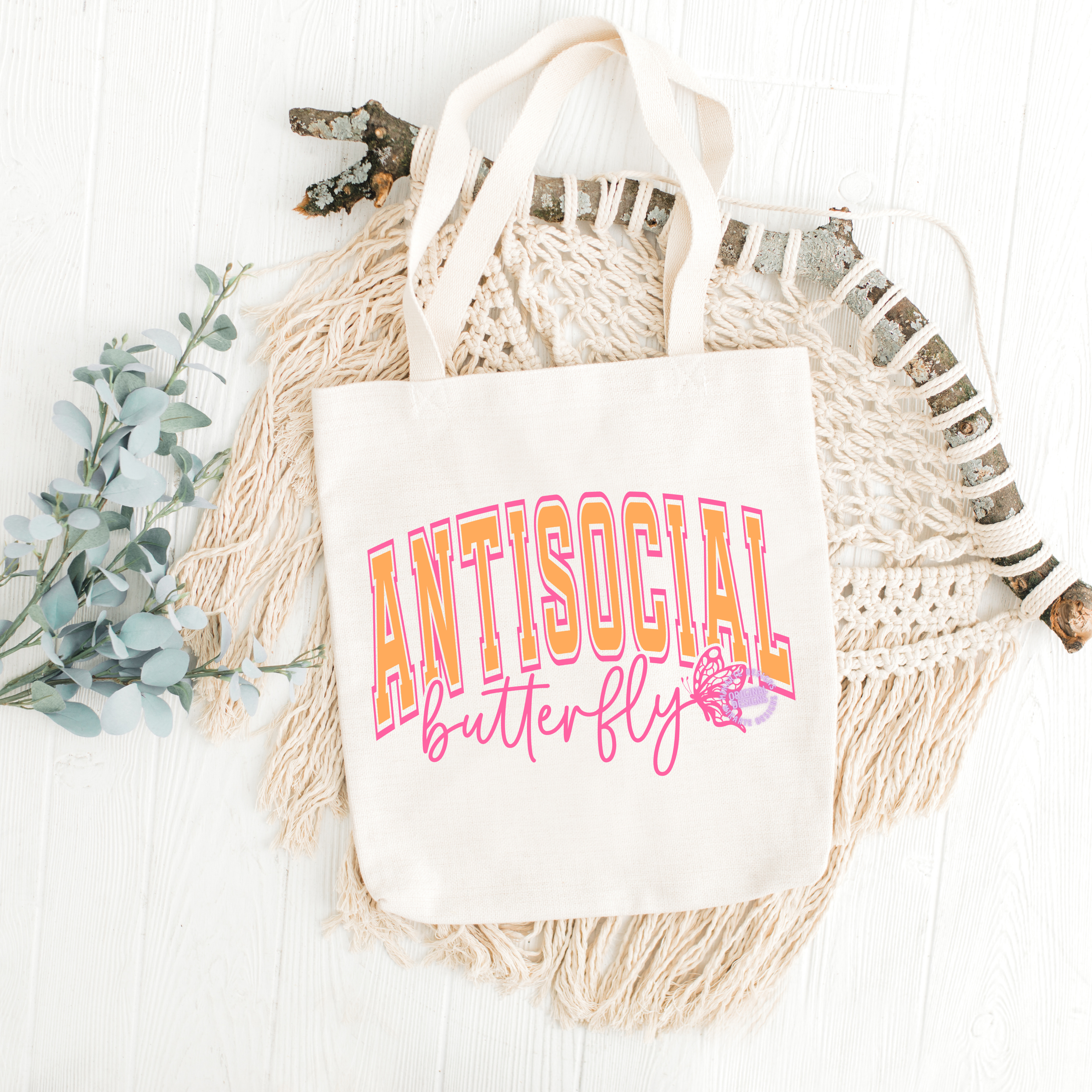Antisocial Butterfly | PNG Digital Design