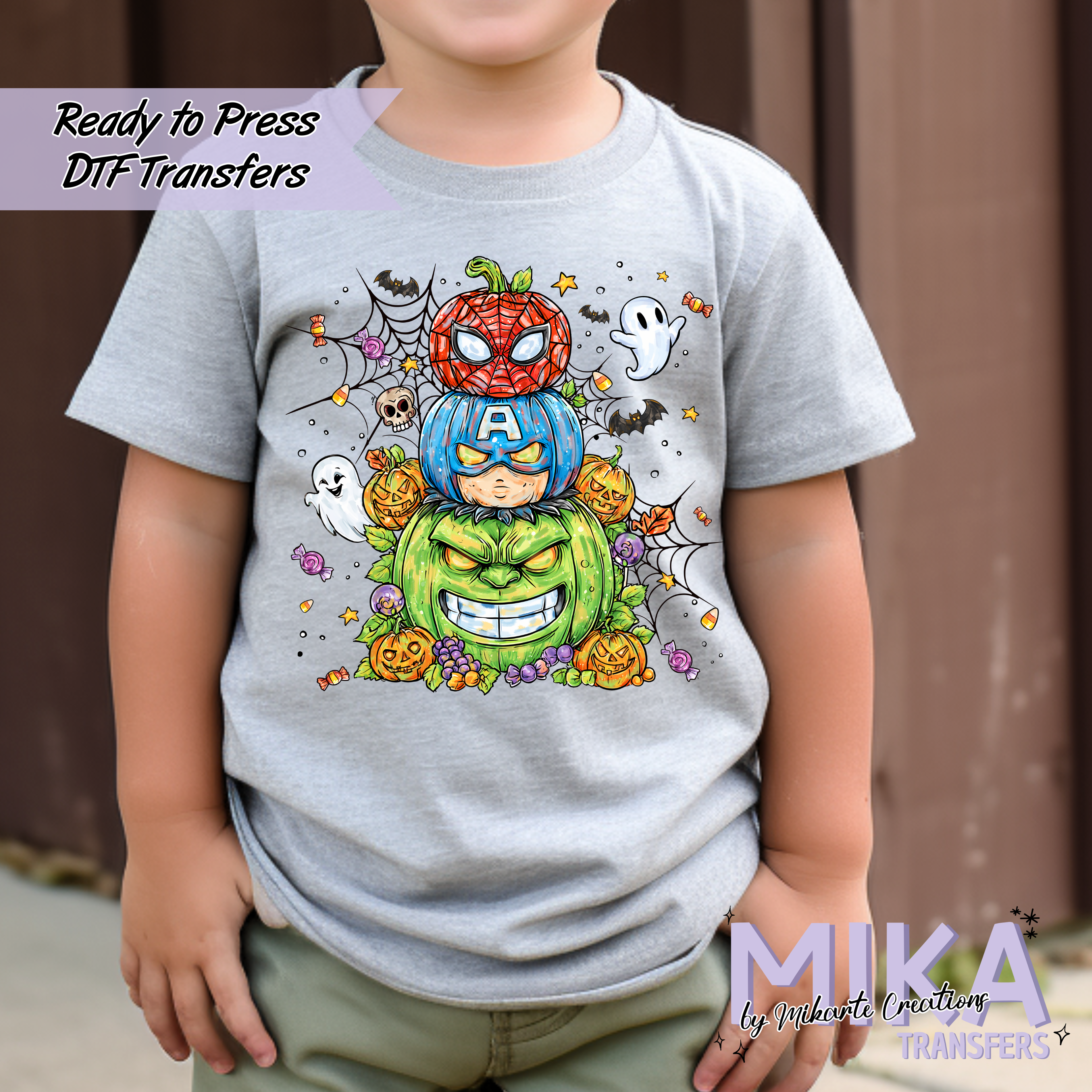 Pumpkin Superhero | DTF transfers