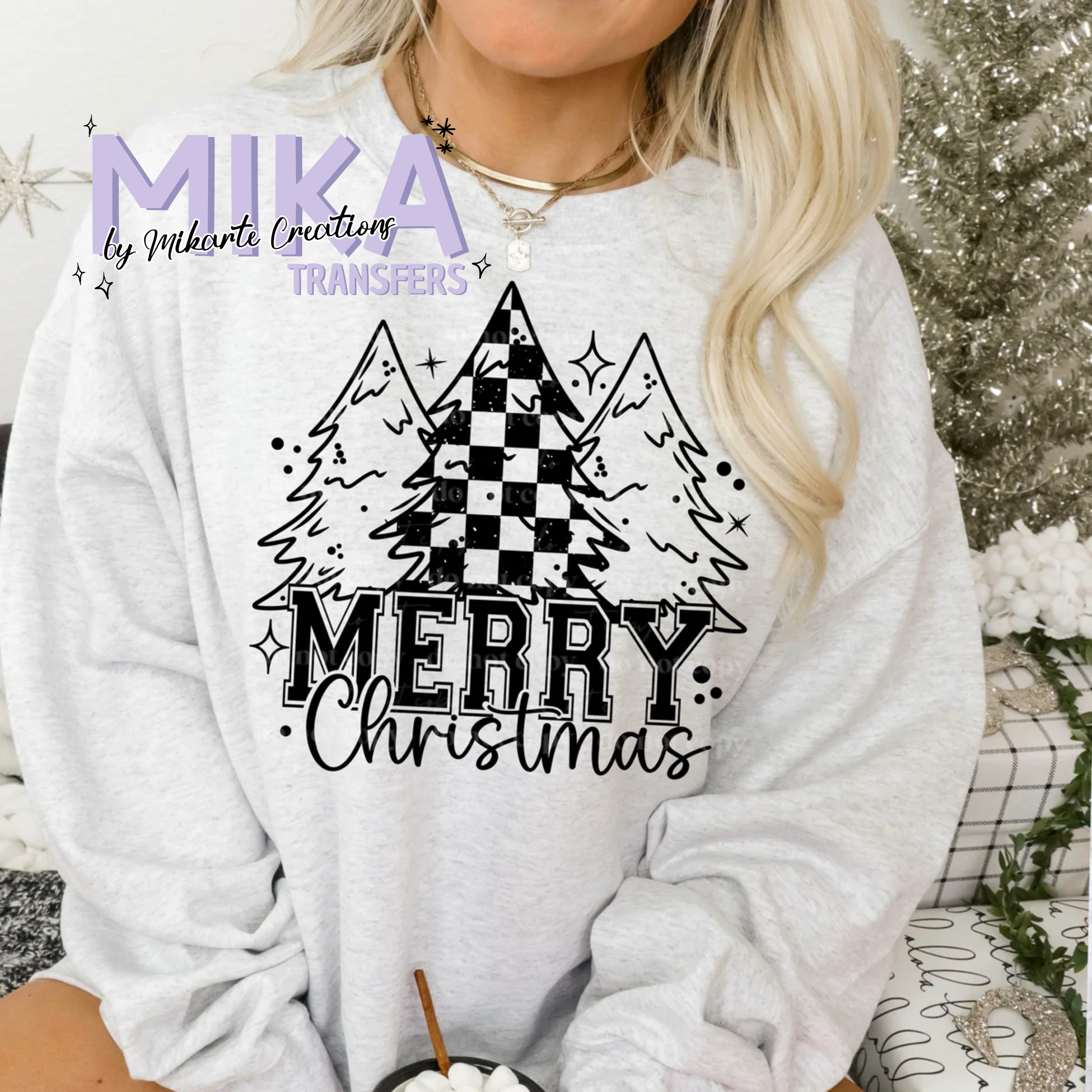 Merry Christmas trees | DTF Transfer