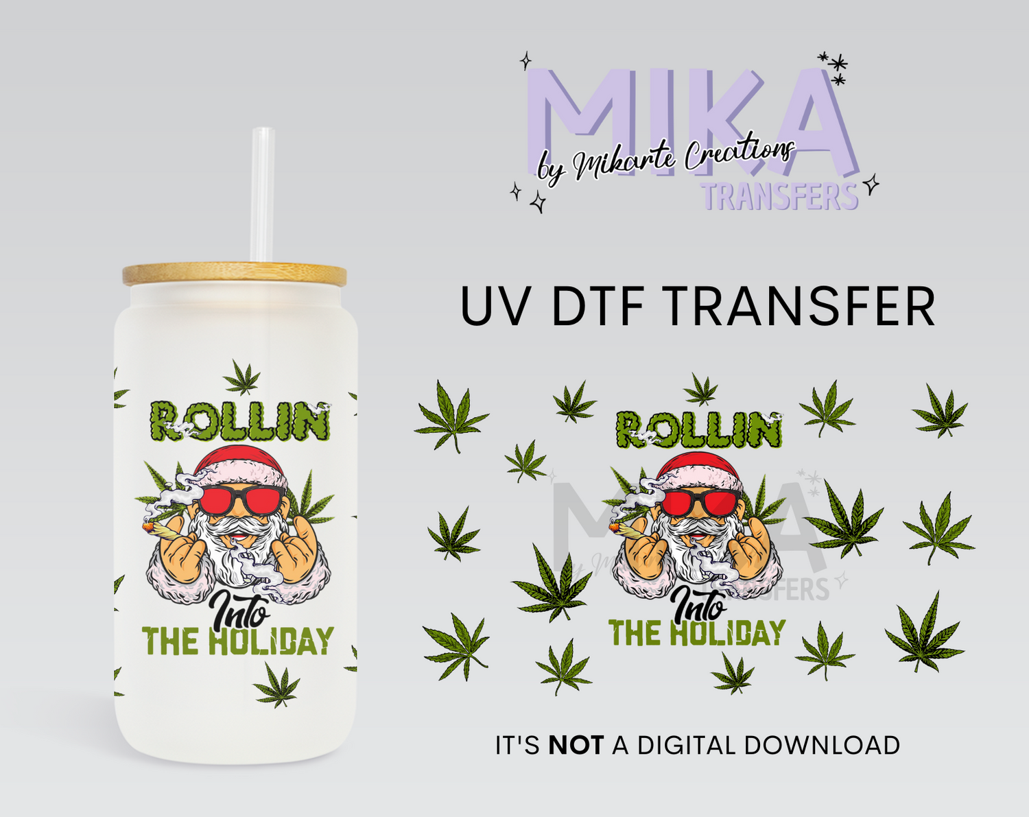 Rollin Into The Holidy | UV DTF Wrap