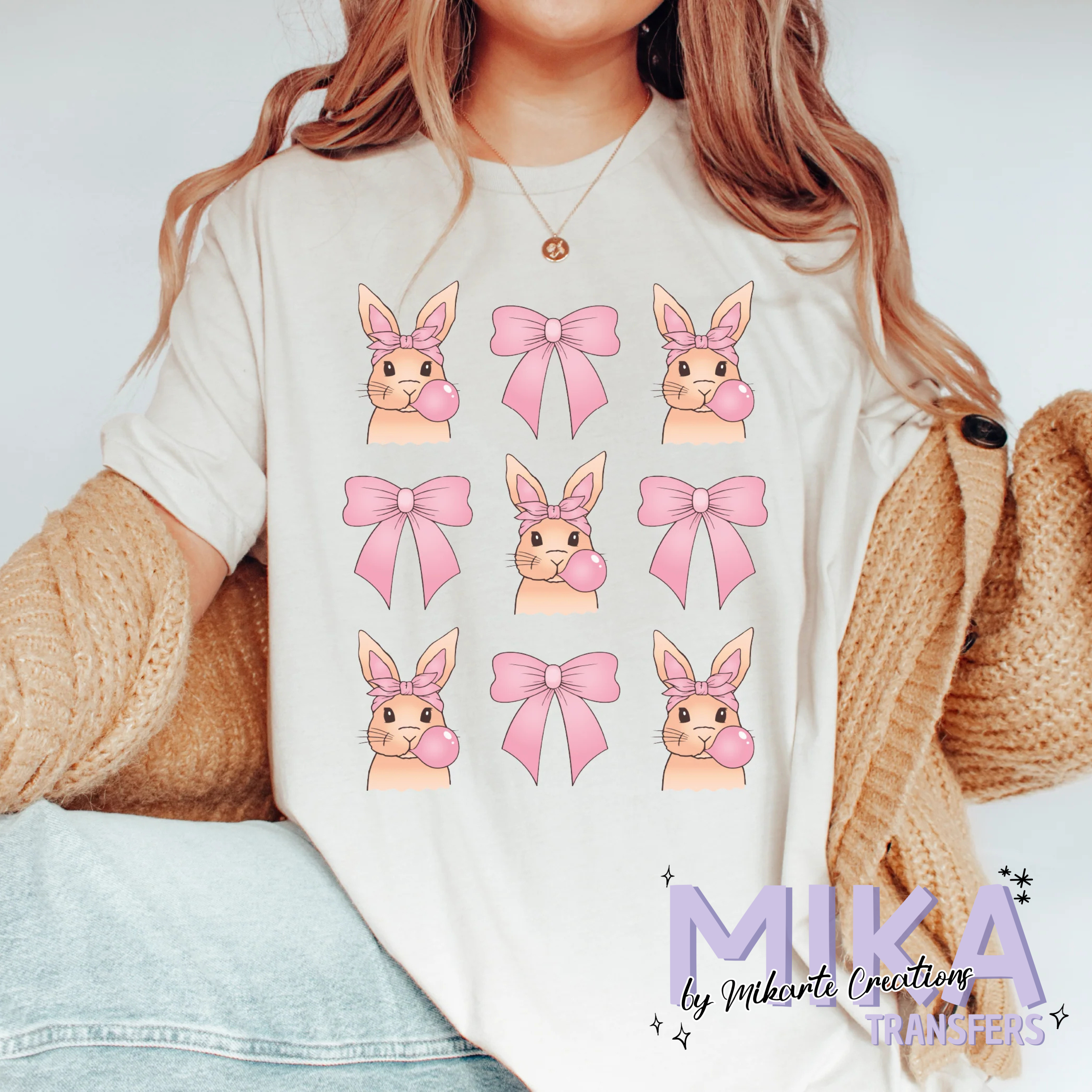 Easter Bunnies & Bows | DTF Transfer