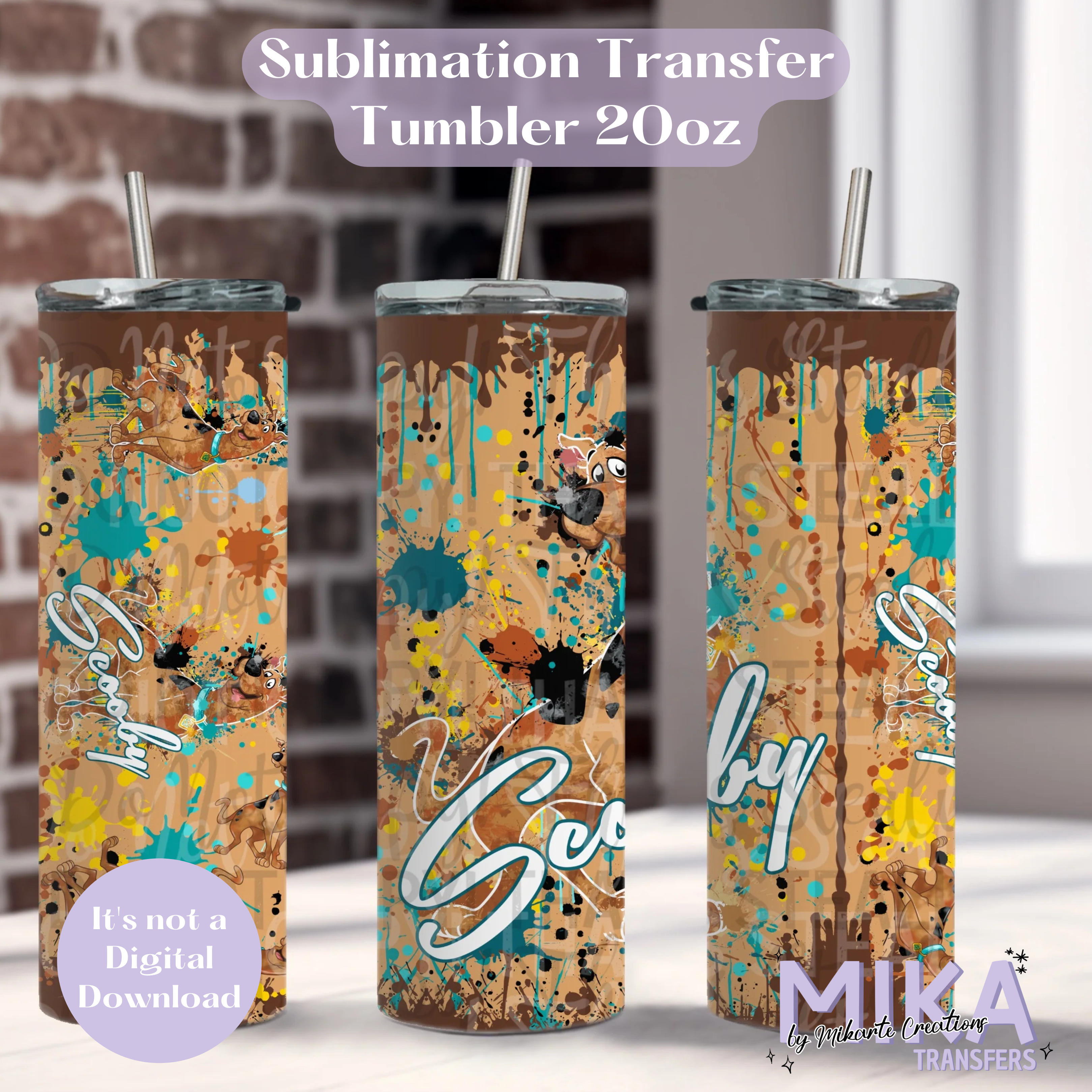 Mystery Dog | Tumbler Sublimation Transfer