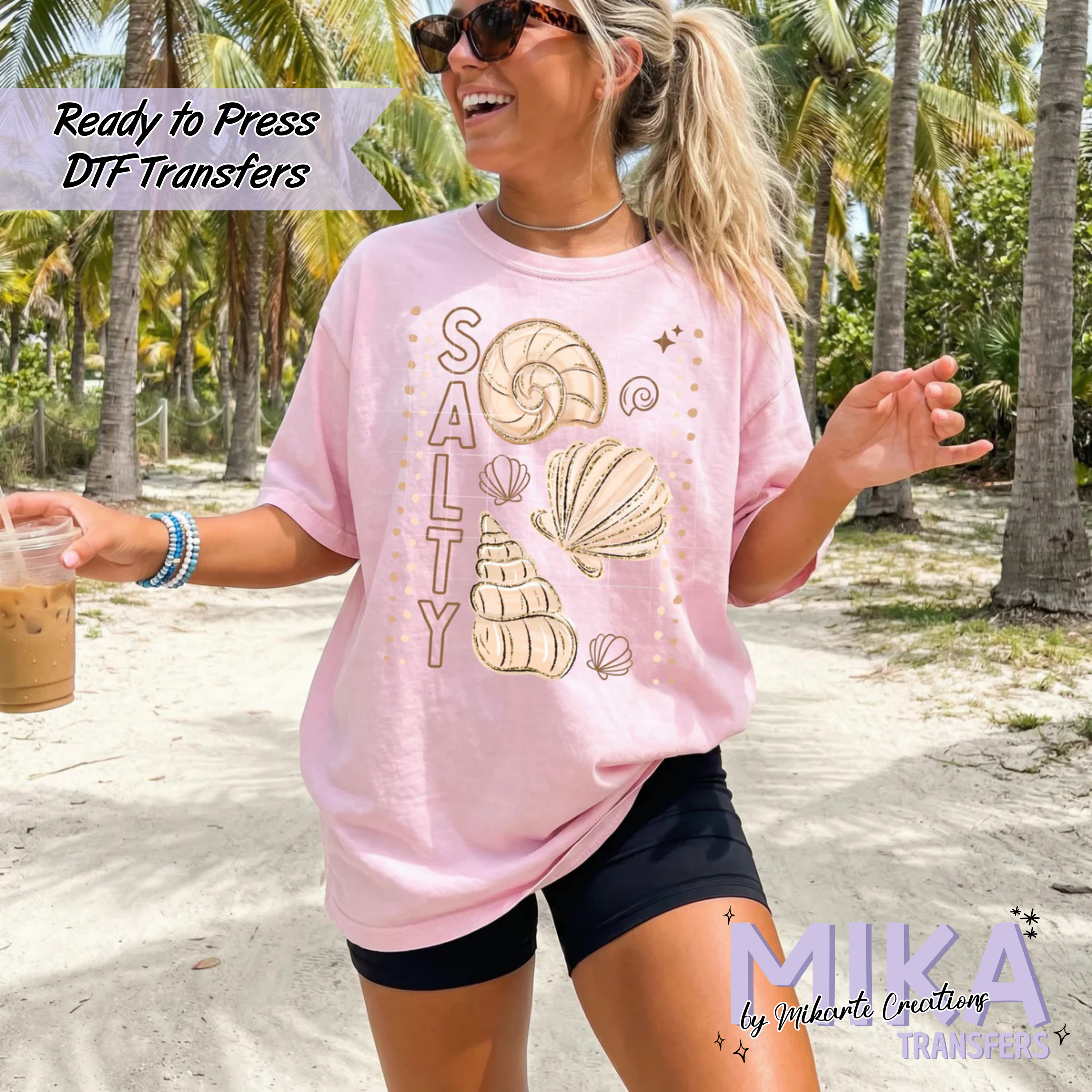 Salty Shells | DTF transfers