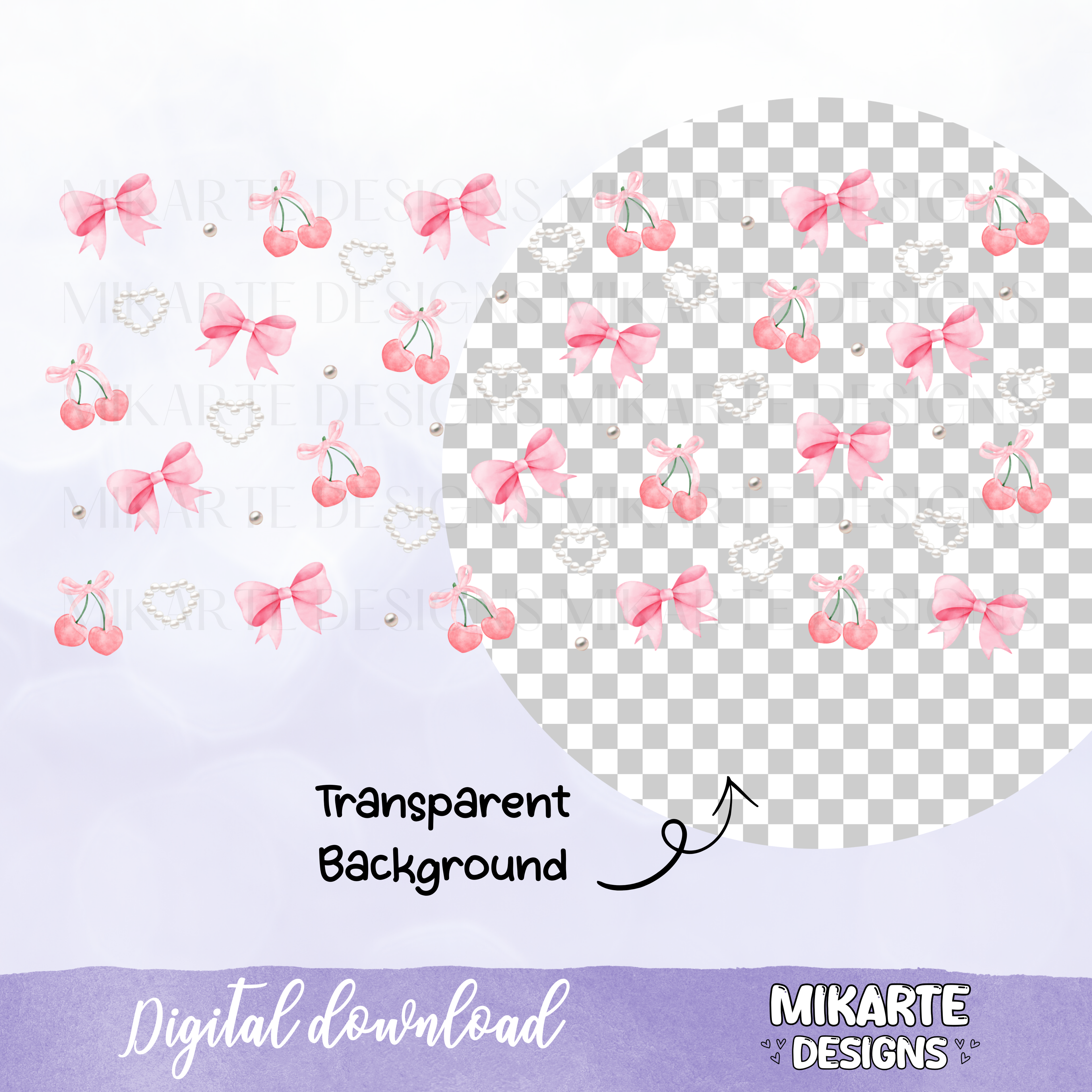 Coquette Girly | 16oz Glass Can PNG Digital Design