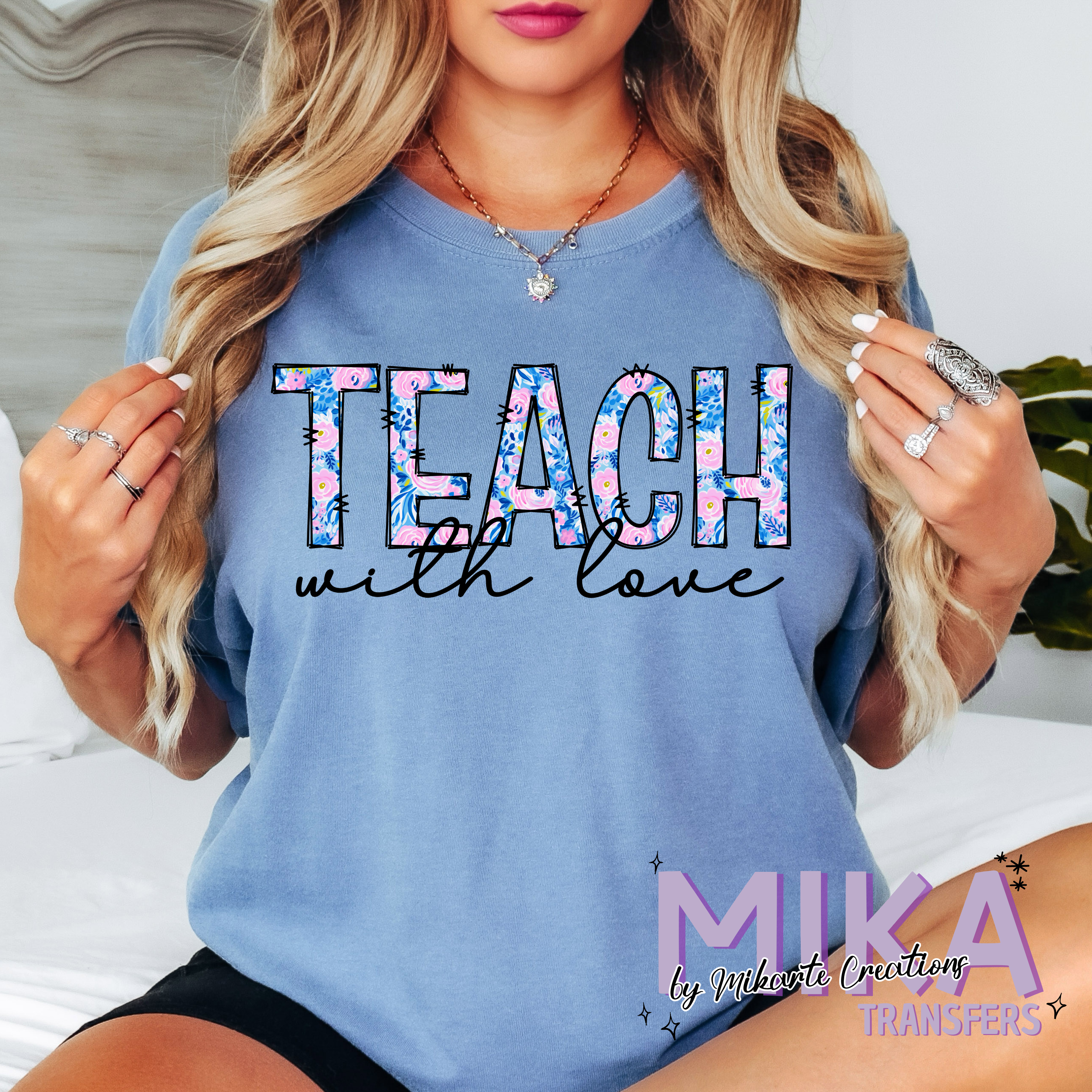 Teach with Love | DTF Transfer