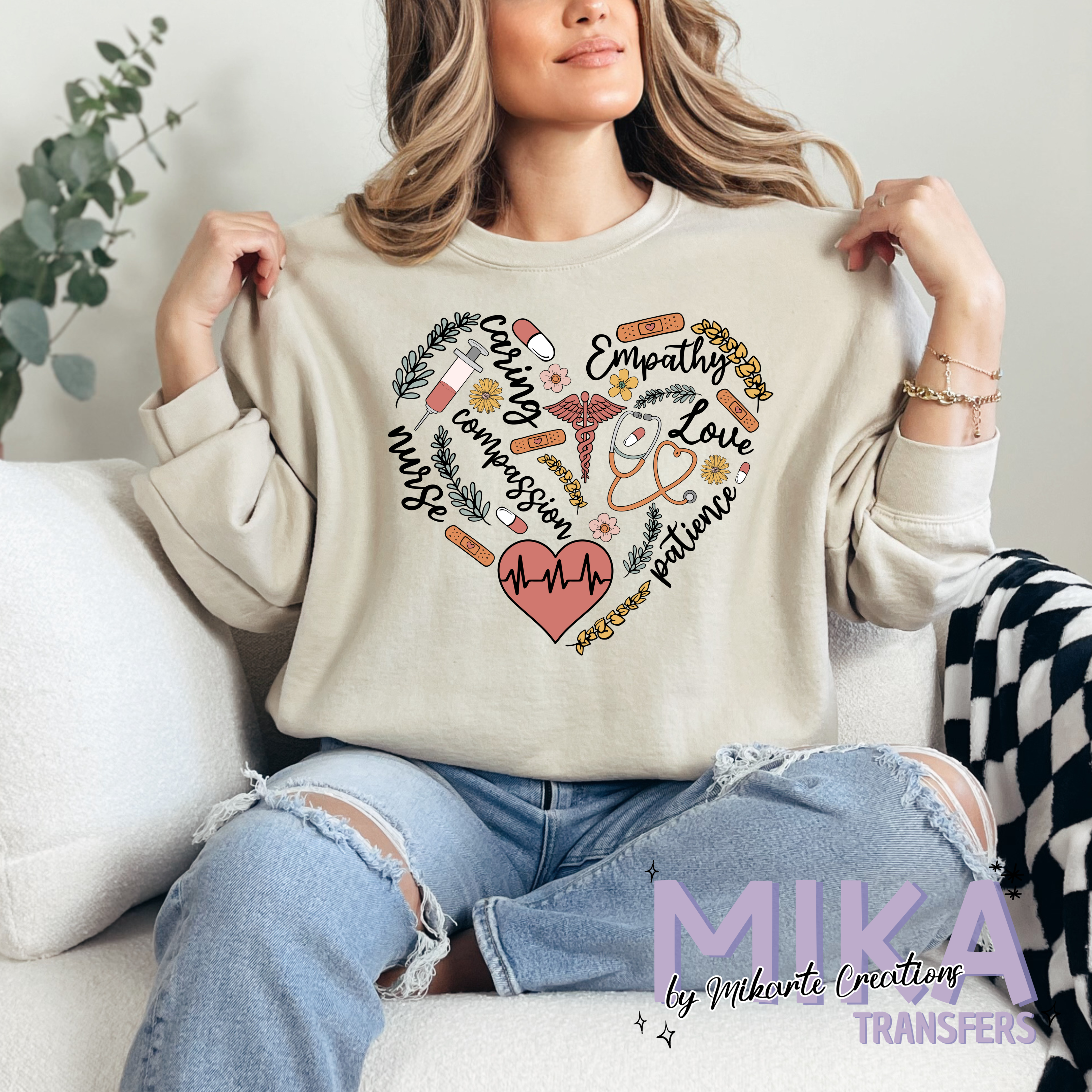 Nurse Heart | DTF Transfer