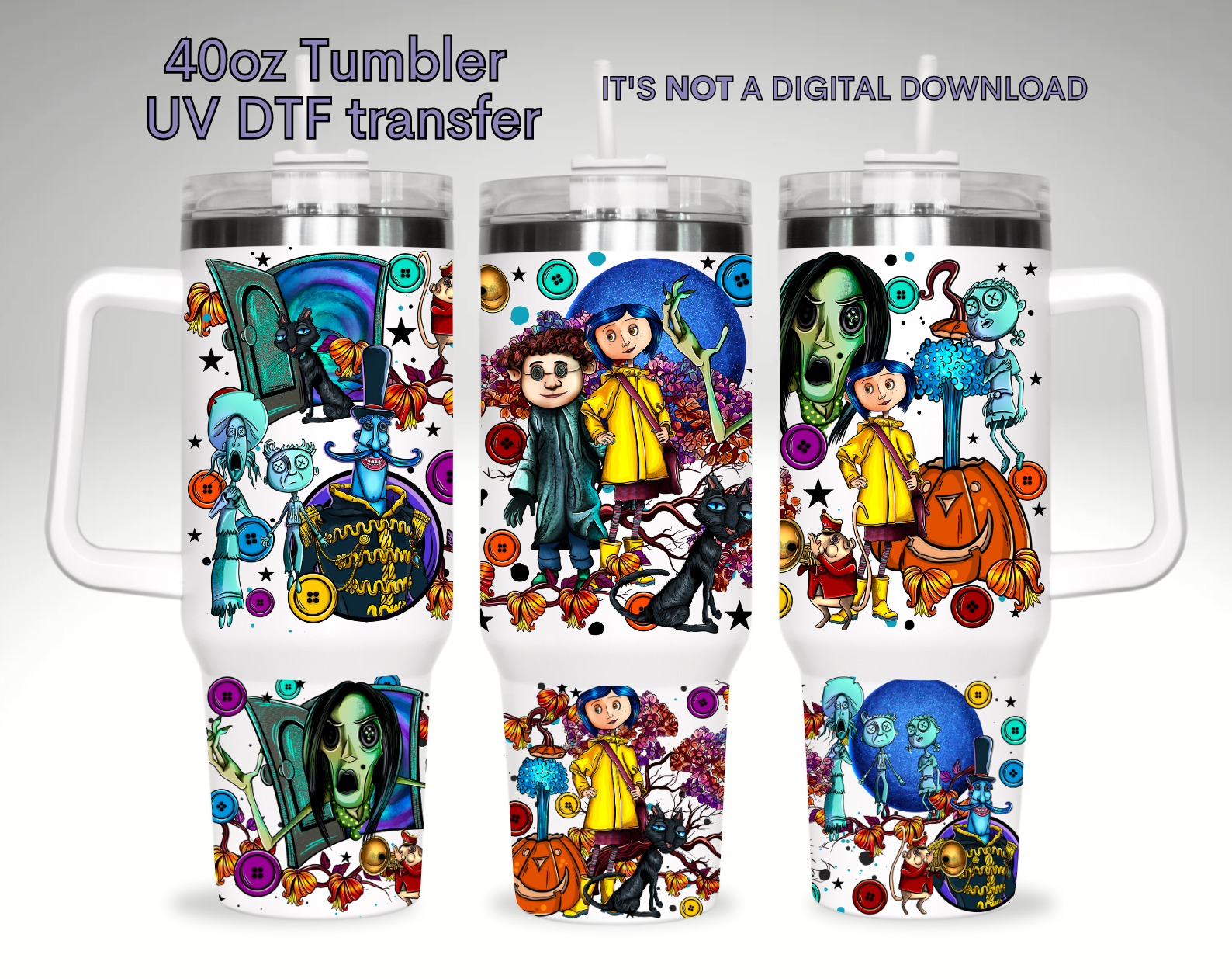 Be Tricky | UV DTF 40oz Tumber