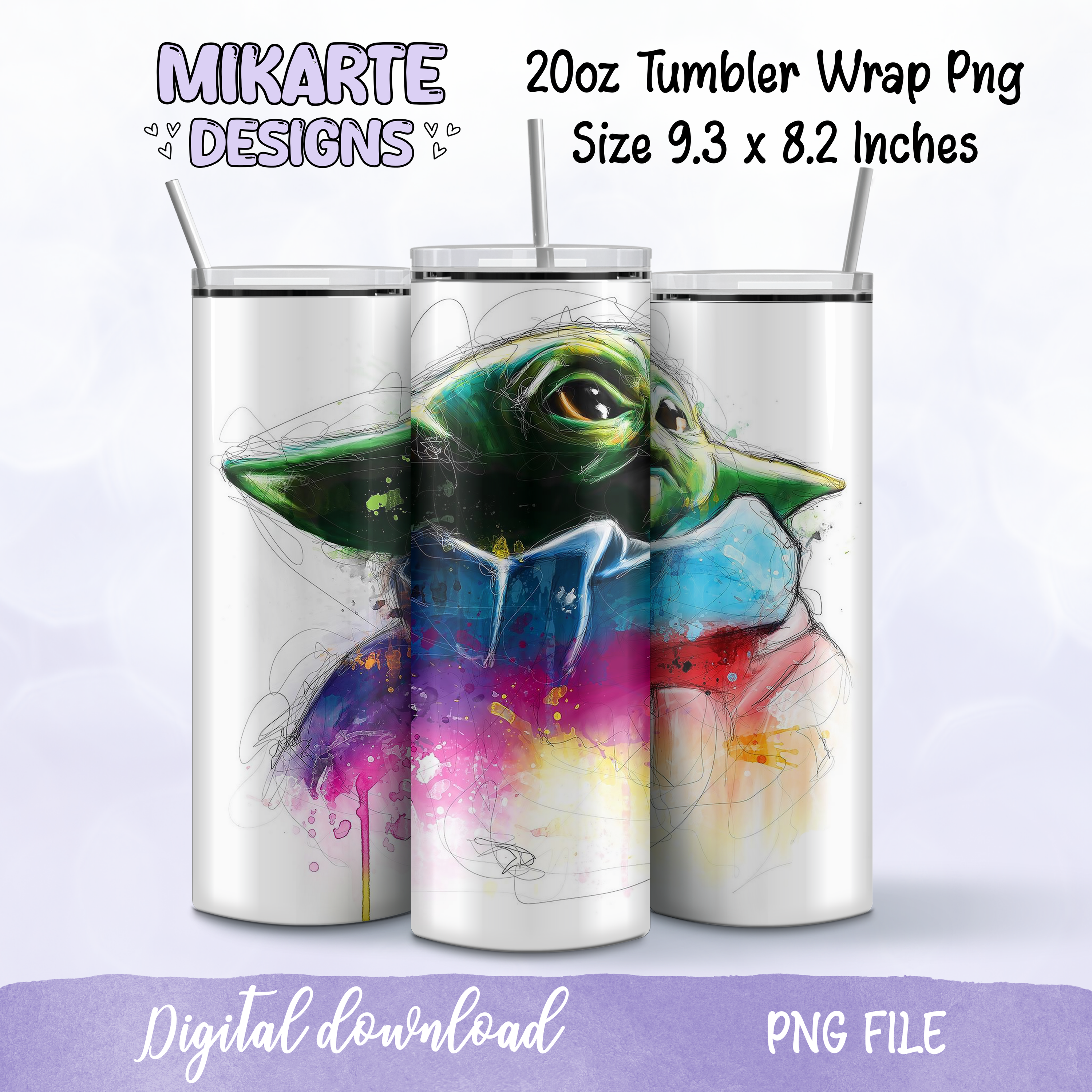 Baby Y | Diseño digital PNG para vaso