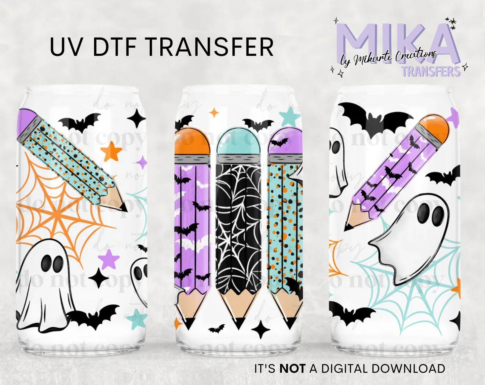 Halloween Pencils | UV DTF