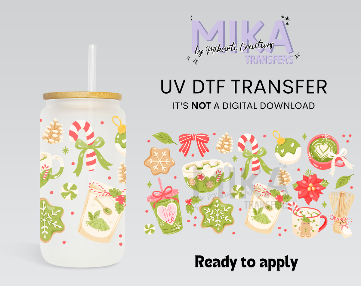 Christmas matcha | UV DTF