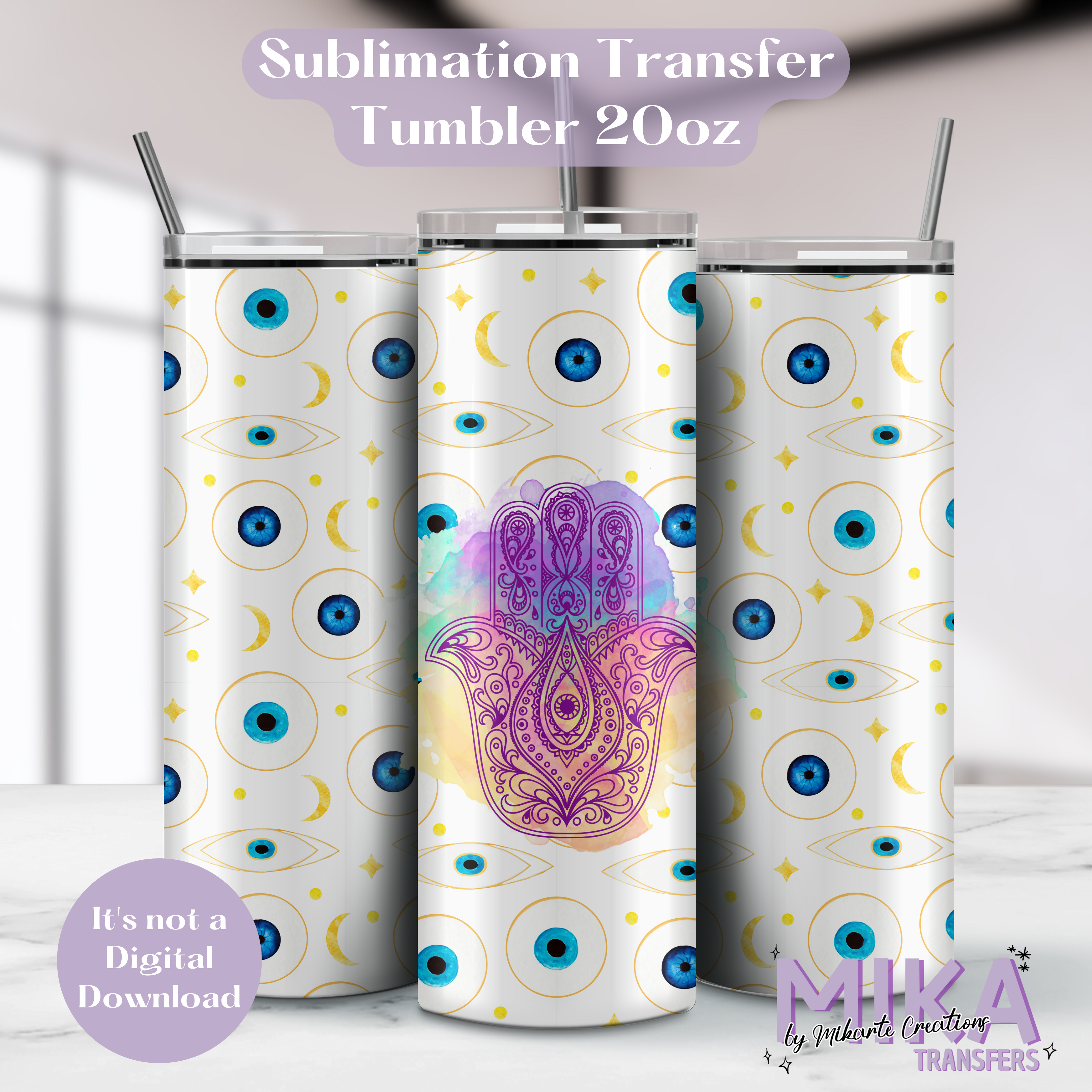 Hand | Tumbler Sublimation Transfer