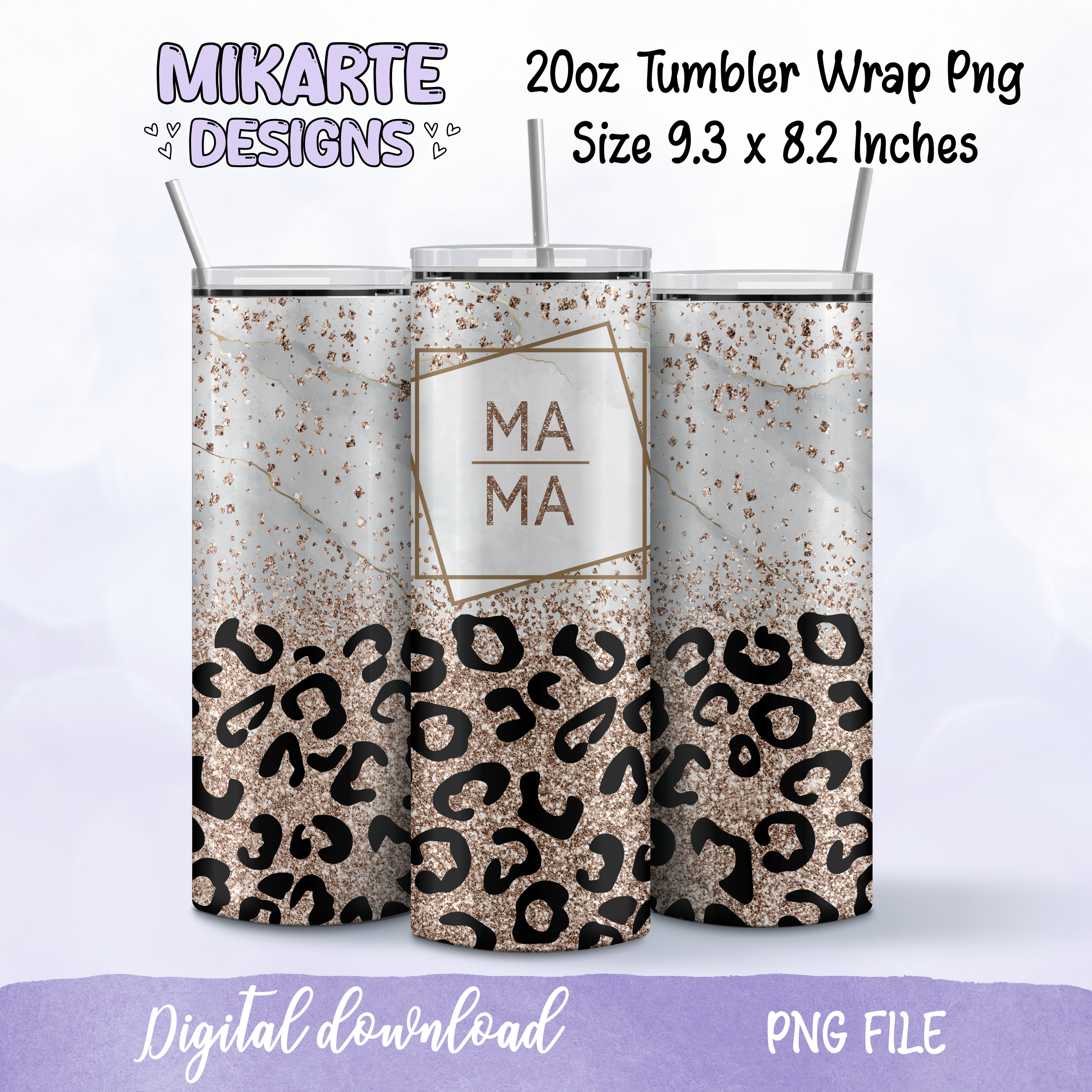 Mamá | Diseño Digital Tumbler PNG