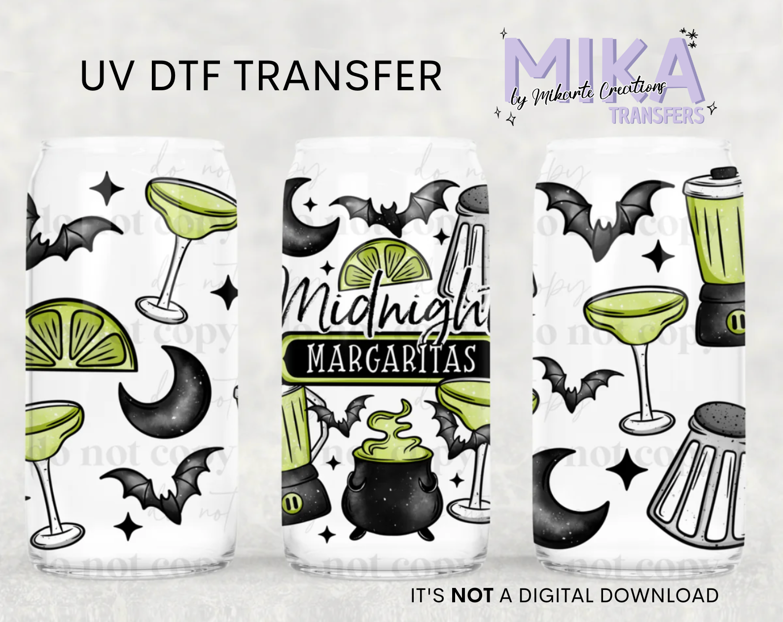 Midnight Margaritas | UV DTF