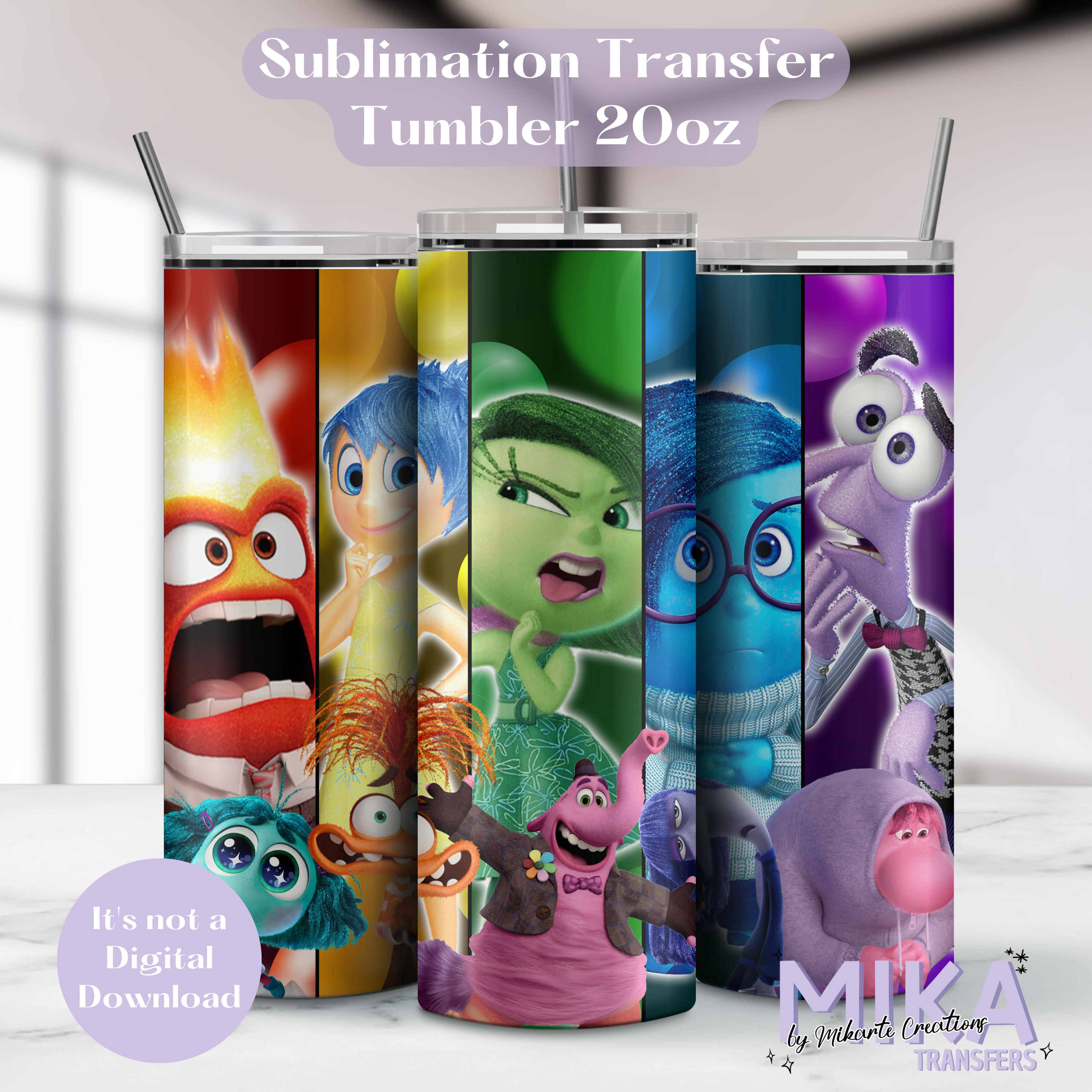 Emociones - Tumbler Sublimation Transfer
