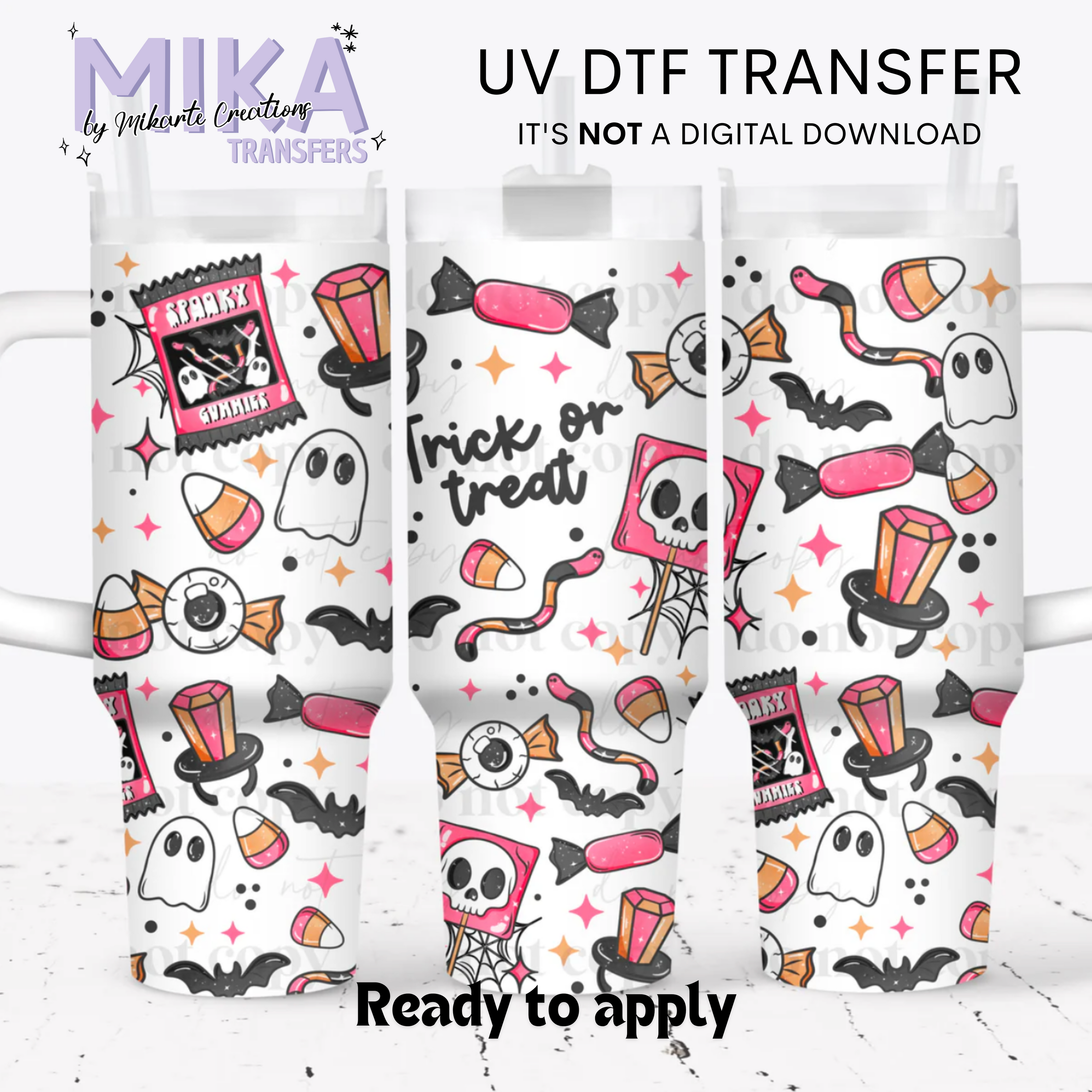 Trick ot Treat | UV DTF 40oz Tumber