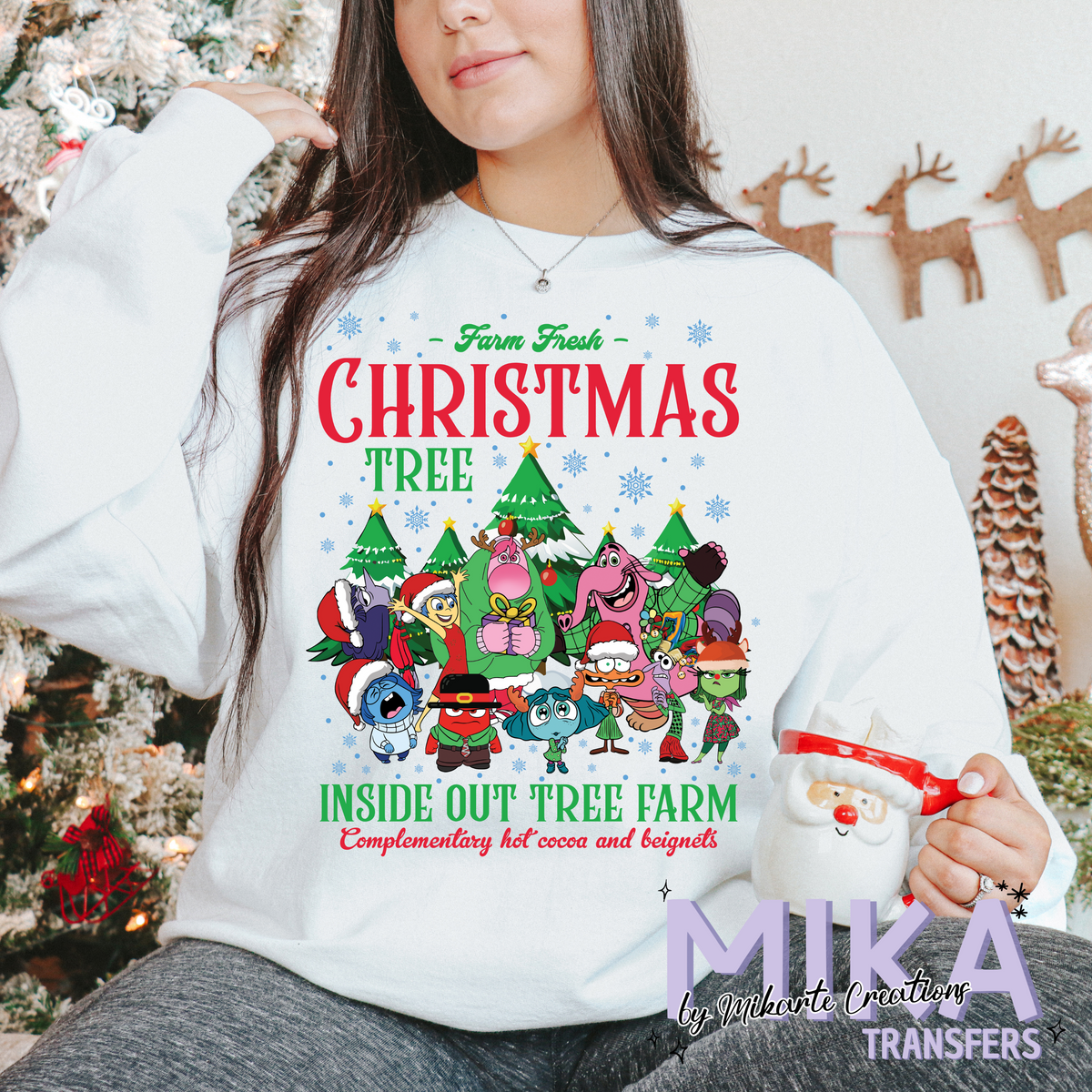 Farm Fresh Christmas Tree Emotions | DTF transfers