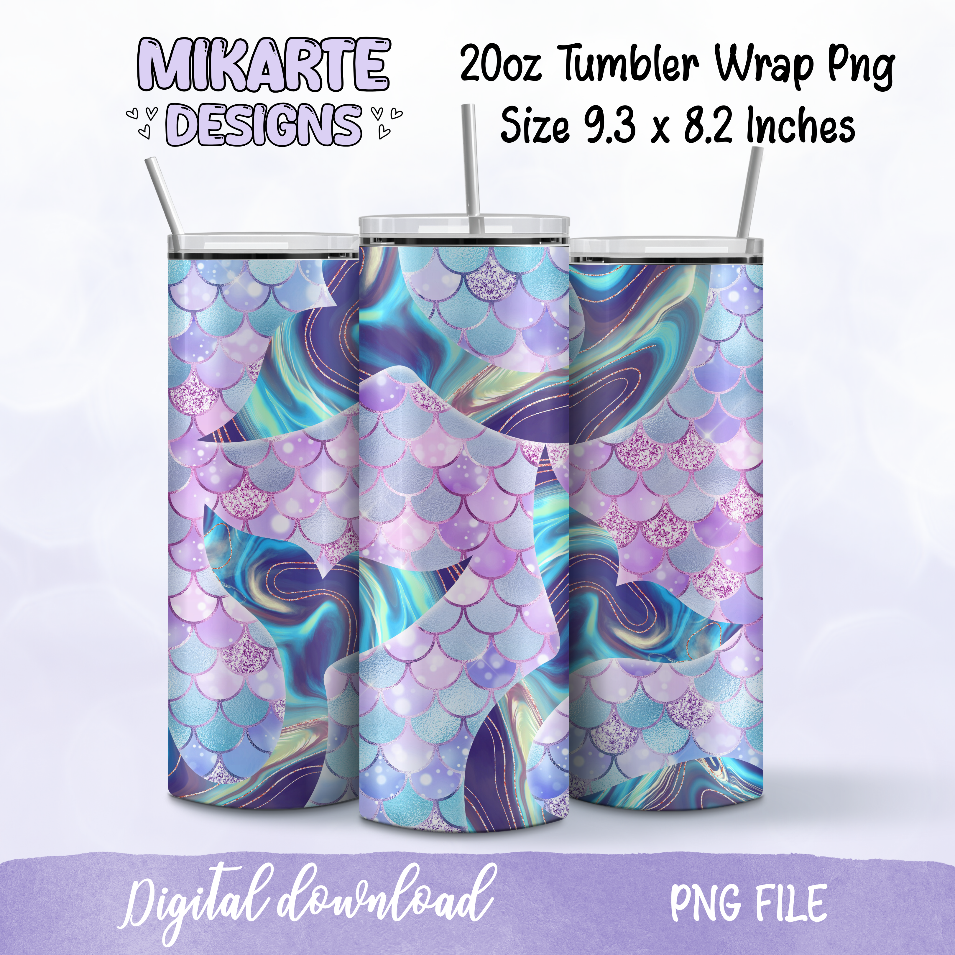 Mermaids | Tumbler PNG Digital Design