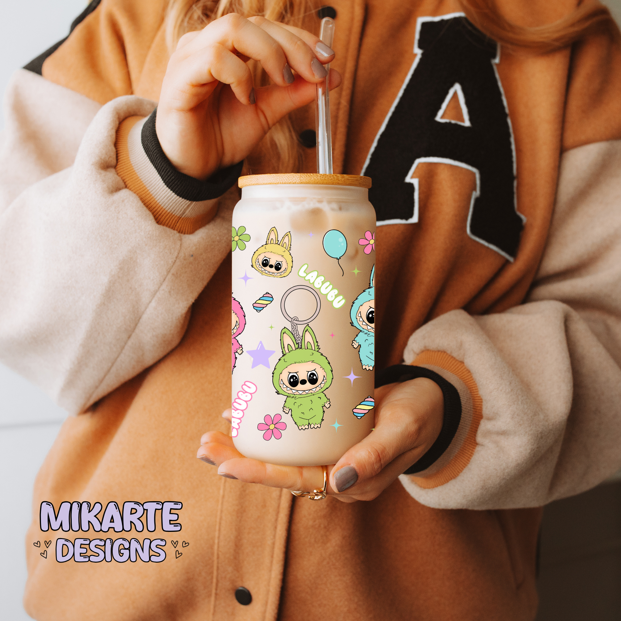 Labu | 16oz Glass Can PNG Digital Design