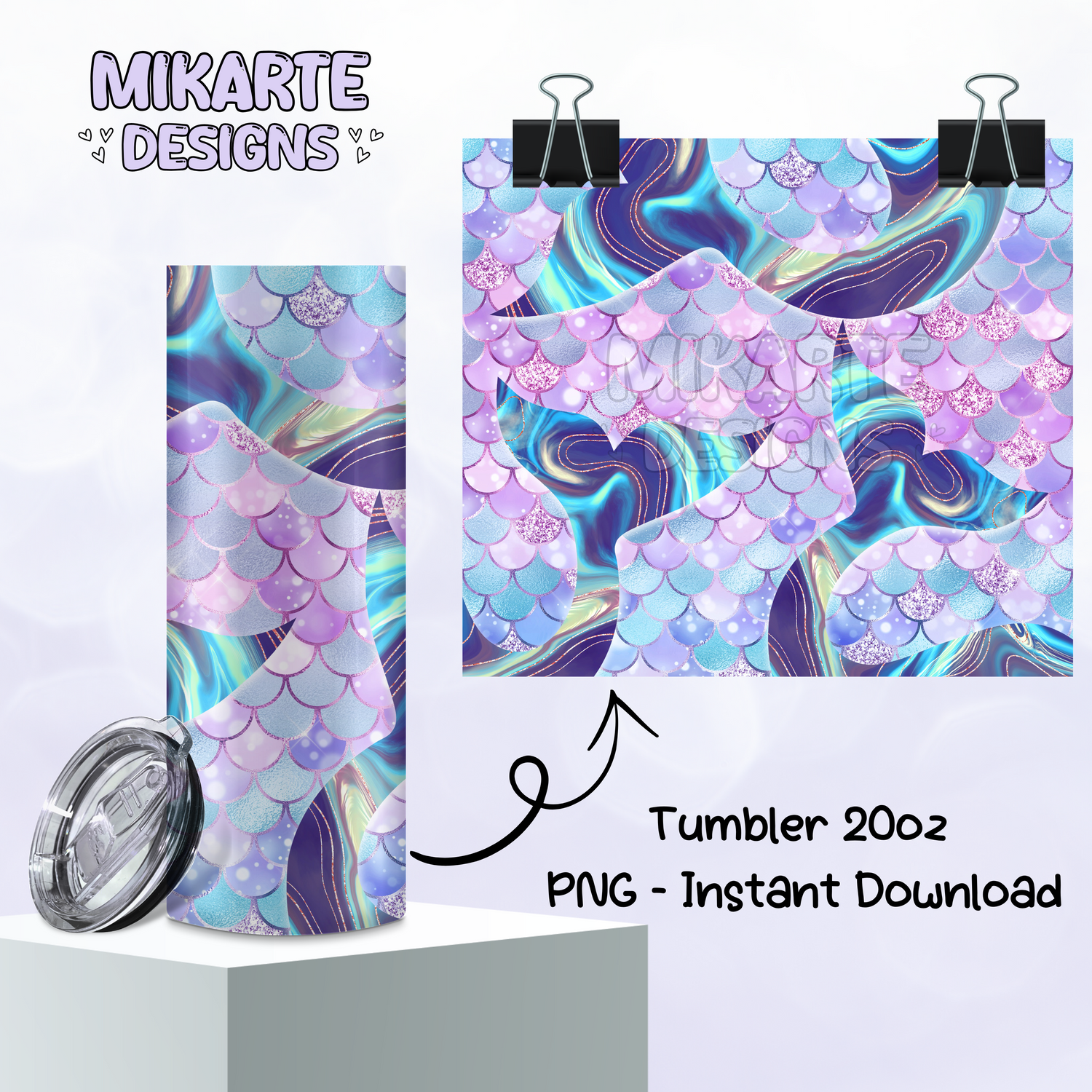 Mermaids | Tumbler PNG Digital Design