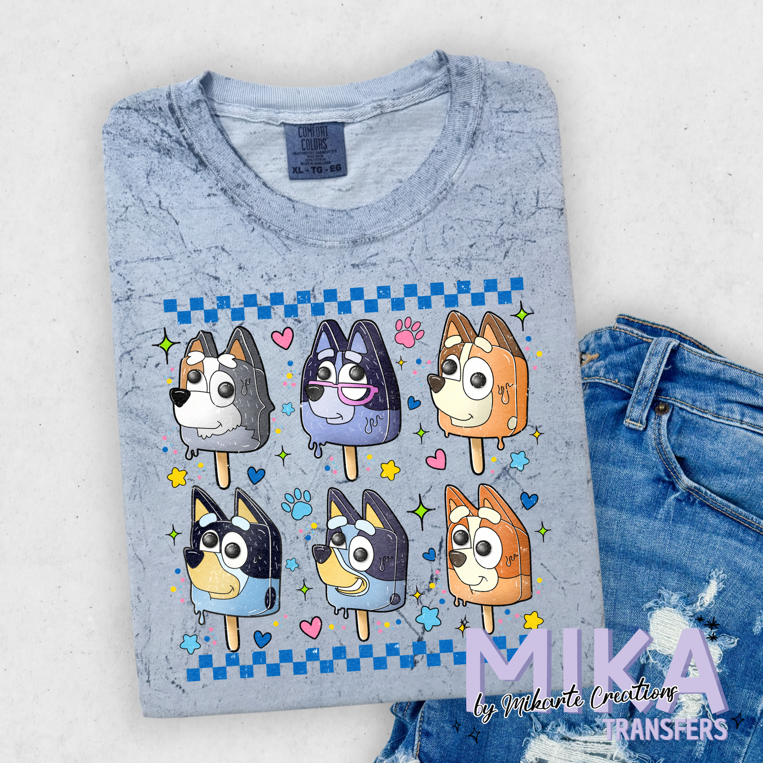 Boy Bluey Fam | DTF Transfer