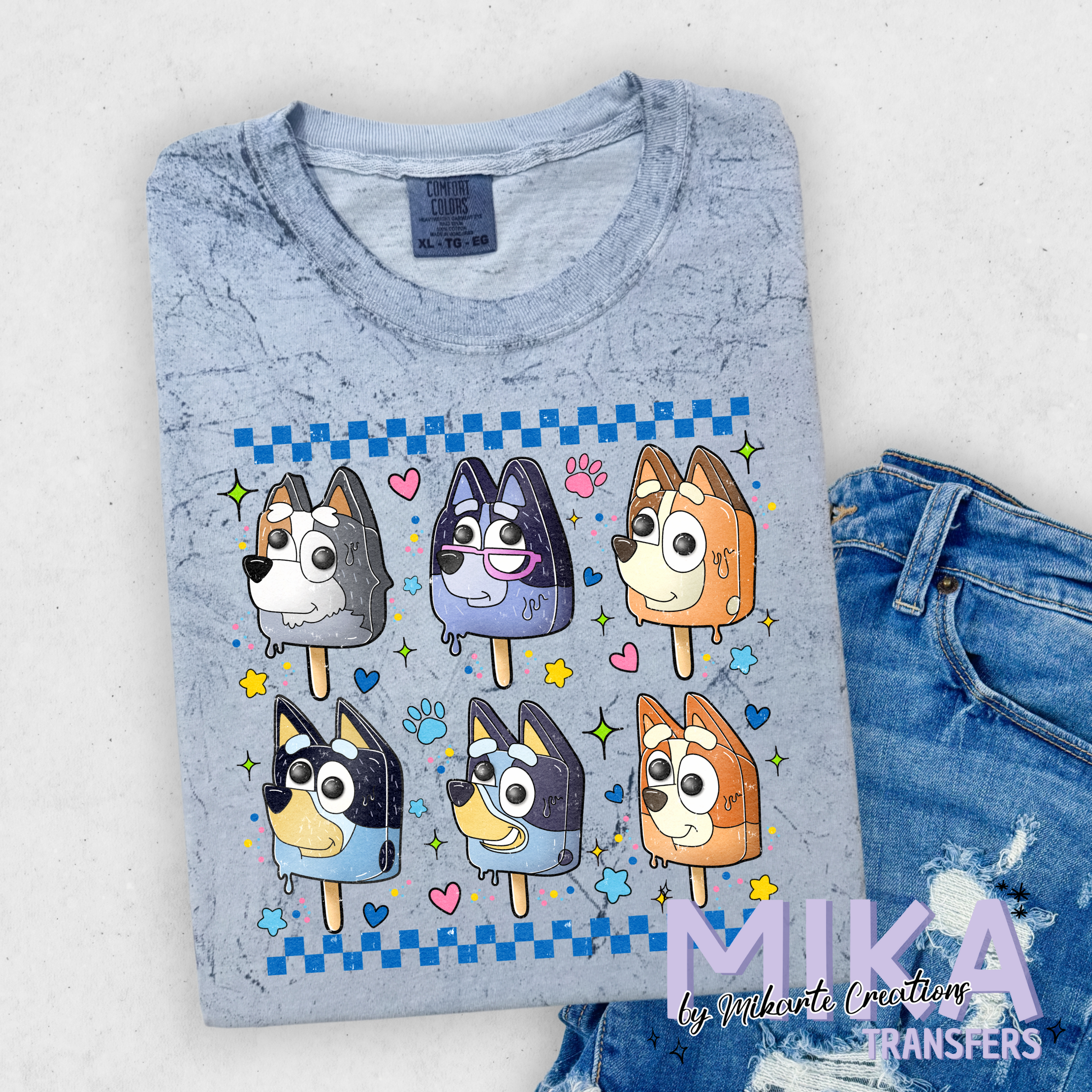 Boy Bluey Fam | DTF Transfer