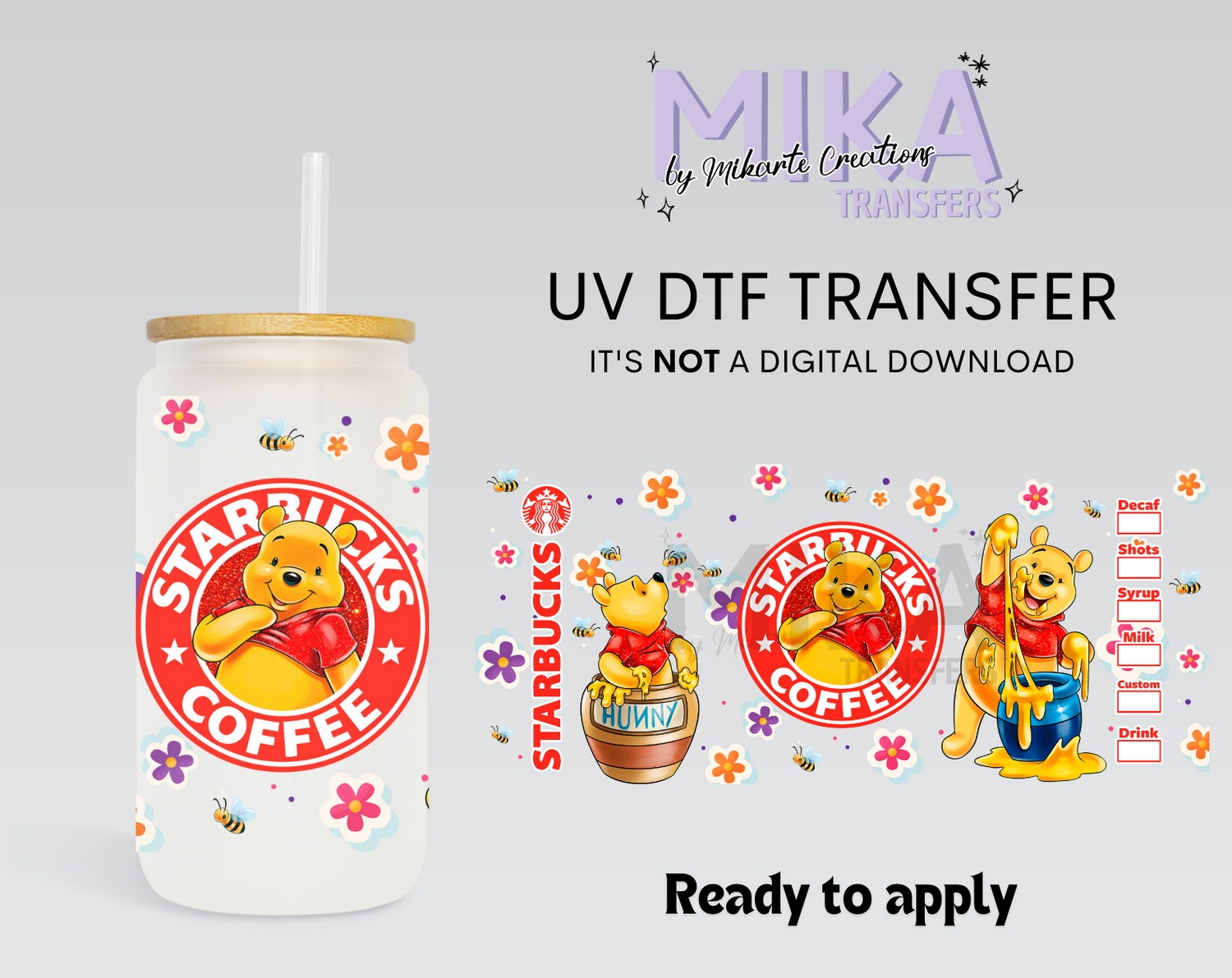 Coffee Bear | UV DTF