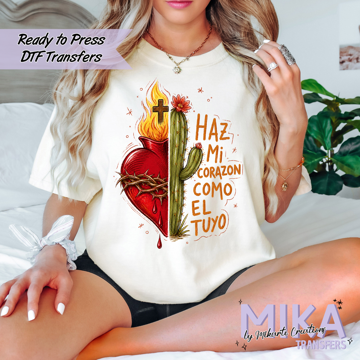 Mi corazón como el tuyo | DTF transfers
