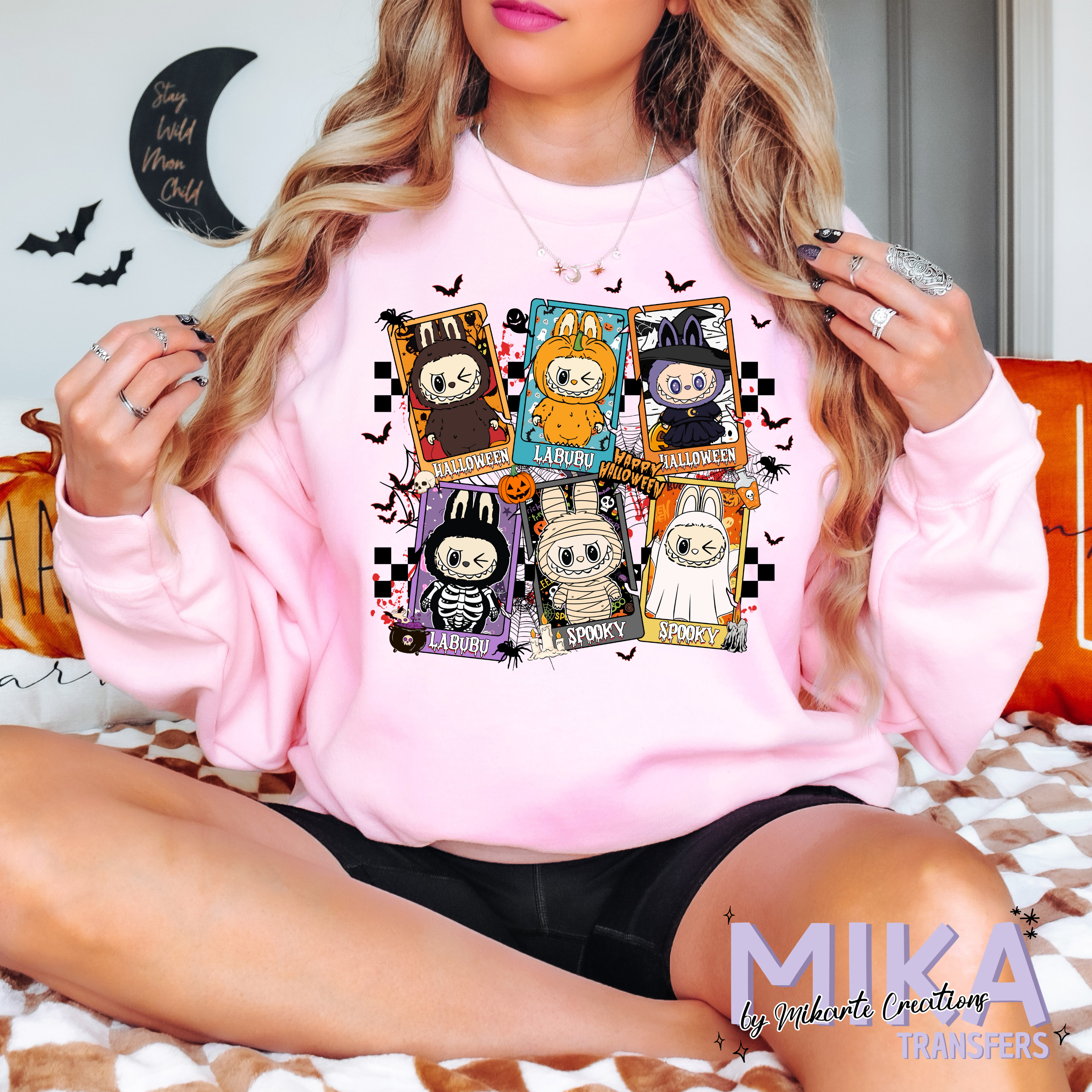 Spooky Doll Monster Characters | DTF Transfer