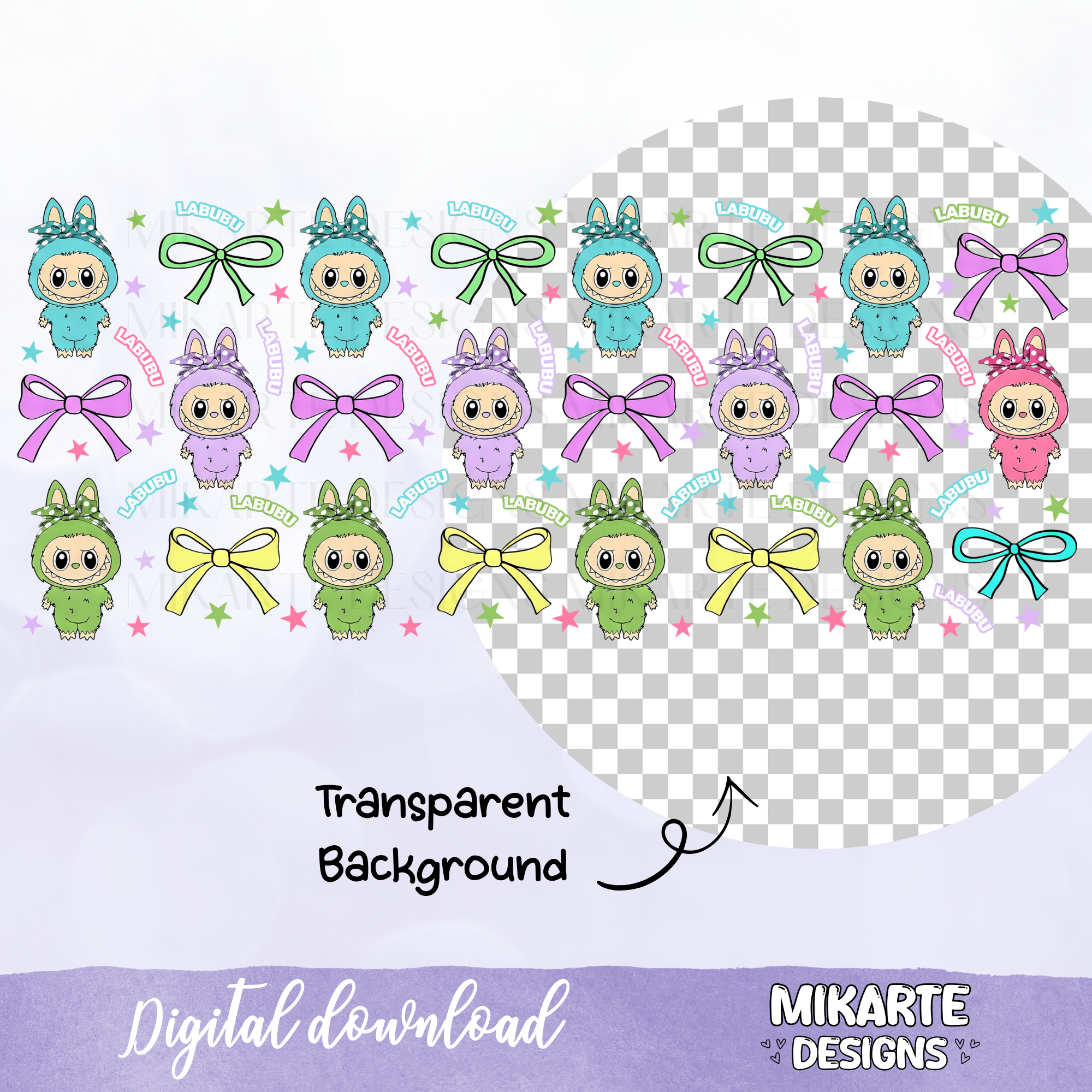 LB Cartoon | 16oz Glass Can PNG Digital Design