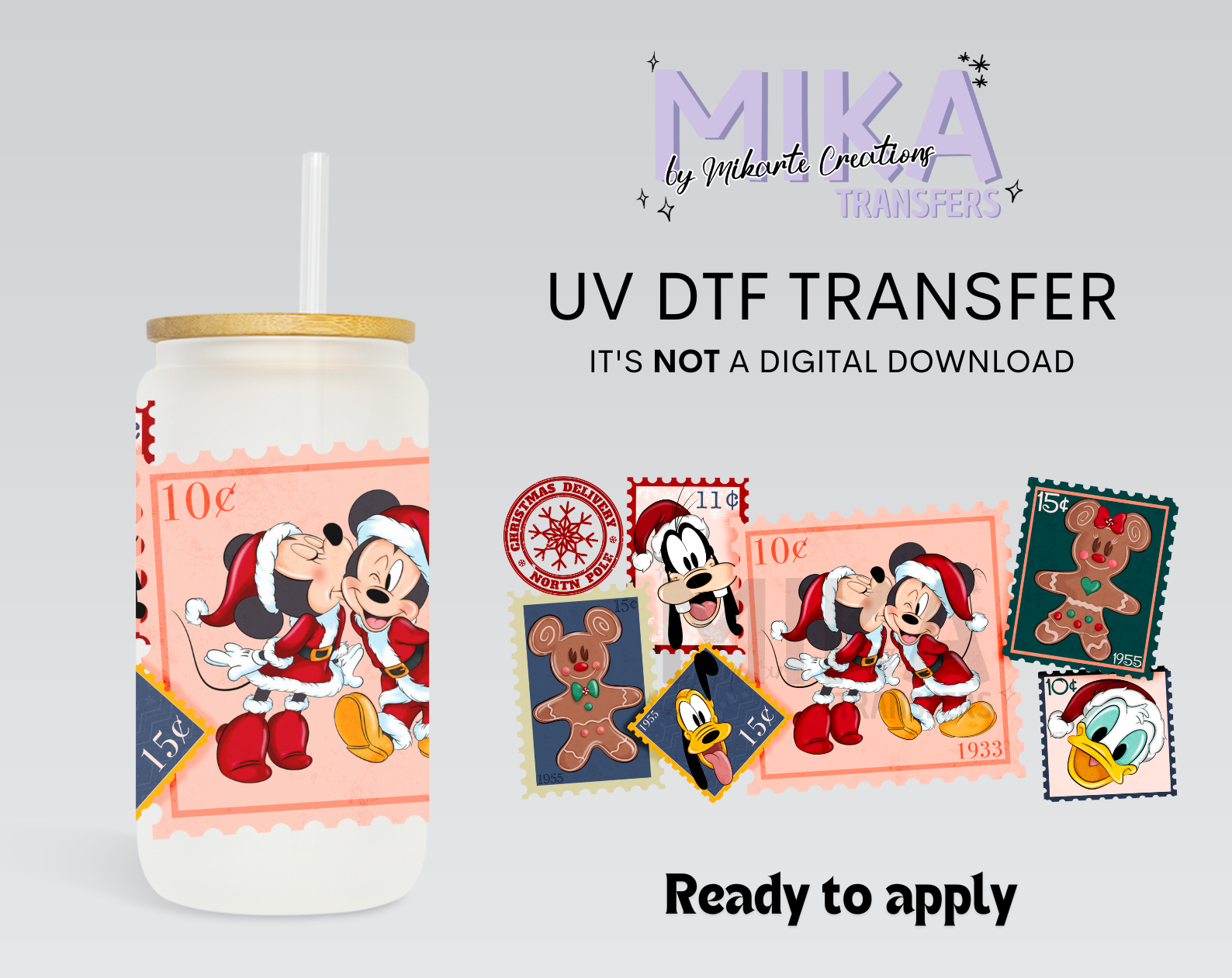 Mouse Christmas Mail | UV DTF