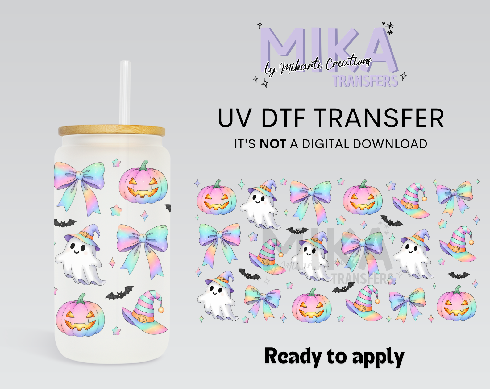 Pastel Coquette Spooky | UV DTF